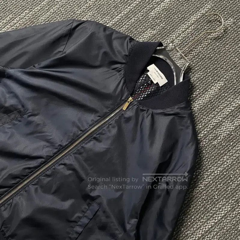 Thom Browne Thom Browne Men's Navy Striped Jacket . Size US M / EU 48-50 / 2 - 4 Thumbnail