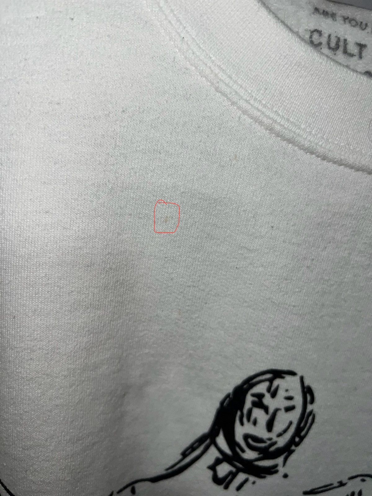 G59 Records CULT GLORIA - DRAWINGS CHAMPION CREWNECK (WHITE) MEDIUM Size US M / EU 48-50 / 2 - 8 Thumbnail