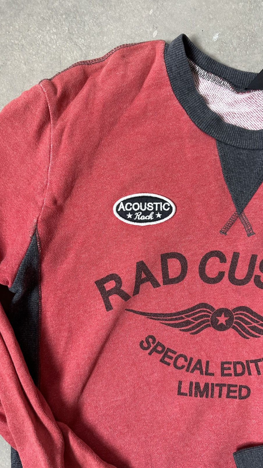 Japanese Brand VINTAGE RAD CUSTOM SPECIAL LIMITED EDITION SWEATSHIRT Size US S / EU 44-46 / 1 - 3 Thumbnail