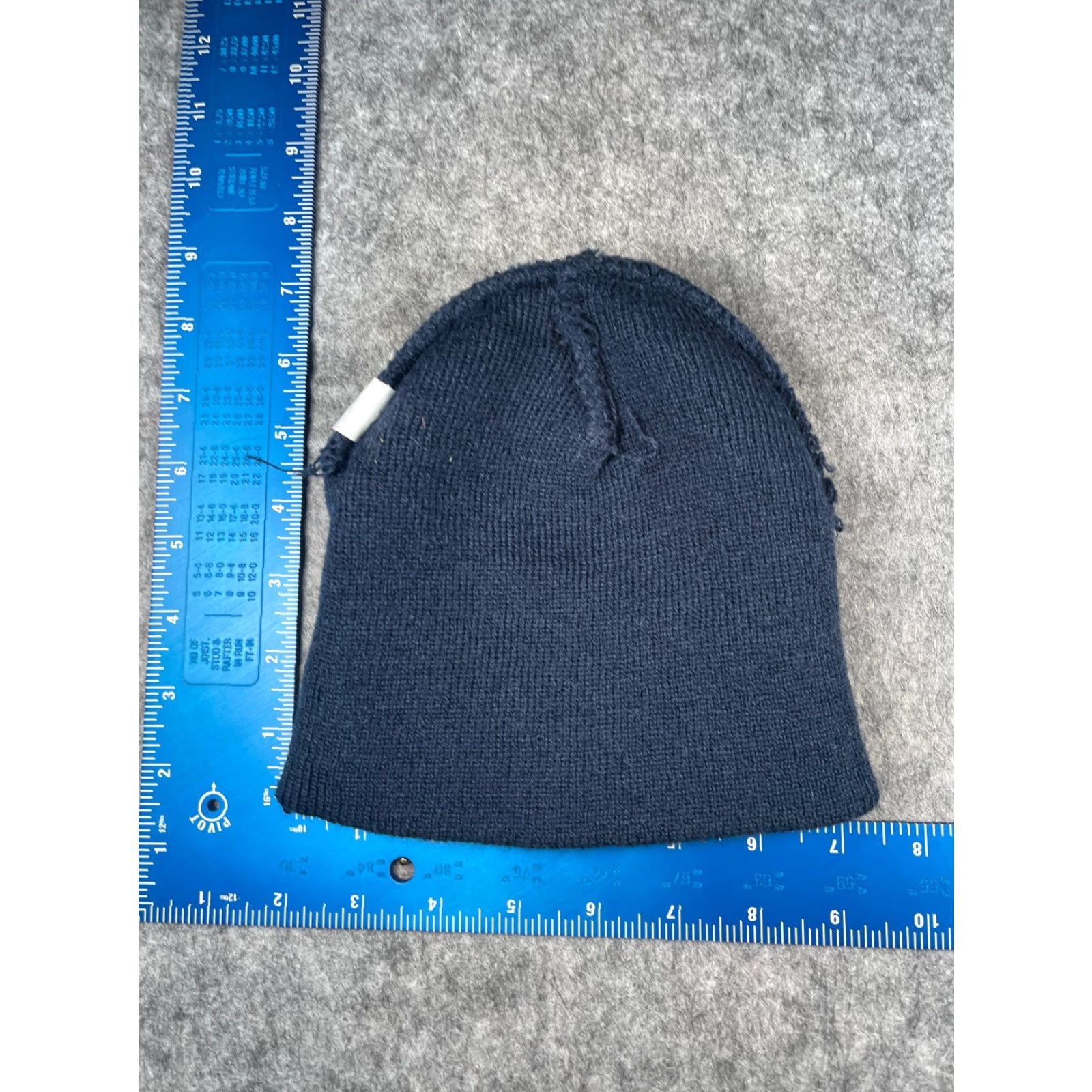 Vintage Beanie Toque Adult One Size Navy Blue Knit 100% Acrylic Winter Snow Ski Unbranded Unisex Adults Beanie Navy Blue Knit 100% Acrylic Winter Ski Size ONE SIZE - 5 Thumbnail