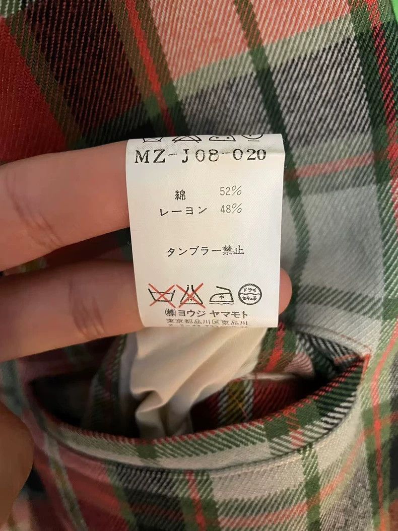 Y's for Men Y's For Men size 3 2004ss Plaid blazer Size 38R - 6 Thumbnail