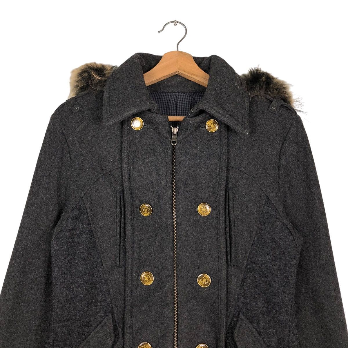 PPFM 🔥VINTAGE BIKER JACKET PPFM DOUBLE LAYER MINK FUR HOODIE LGB Size US S / EU 44-46 / 1 - 5 Thumbnail