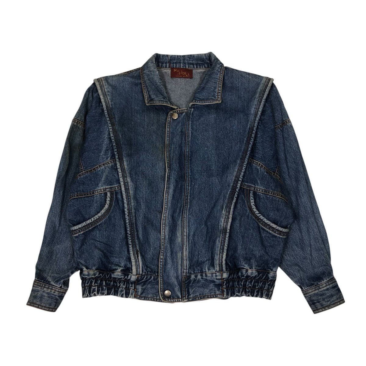 Japanese Brand 🔥VINTAGE BOMBER DENIM JACKET CELL TOKYO JAPAN ISSEY MIYAKE Size US S / EU 44-46 / 1 - 1 Thumbnail