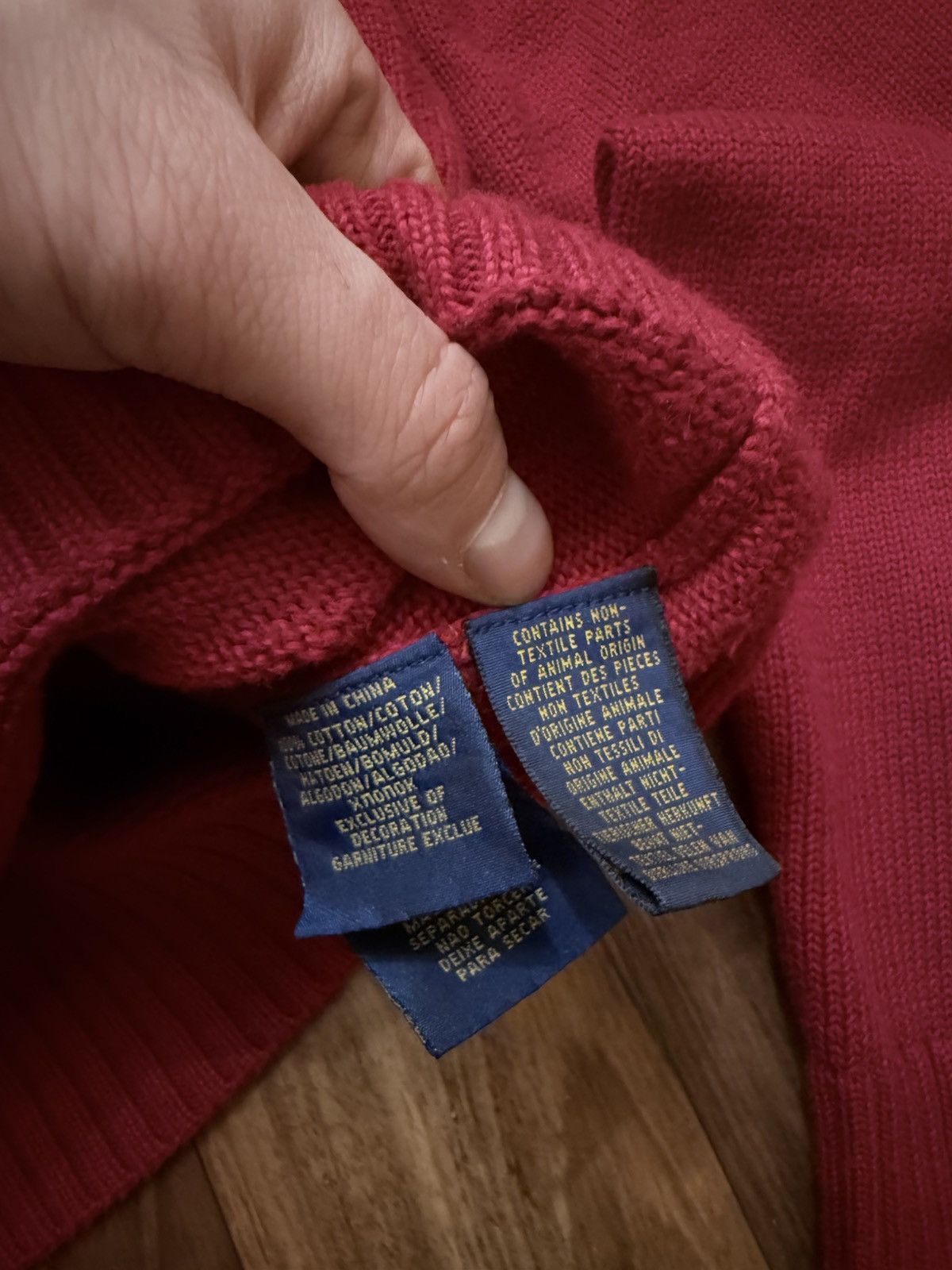 Polo Ralph Lauren 1/4 zip Polo Ralph Lauren sweater sweatshirt jumper PRL Size US L / EU 52-54 / 3 - 3 Thumbnail