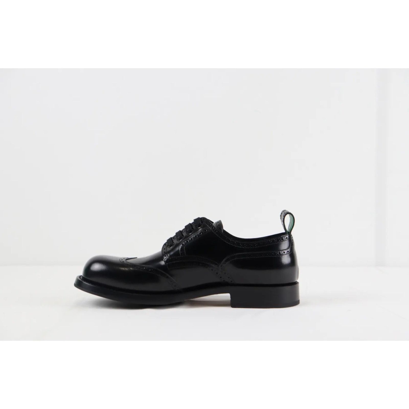 Bottega Veneta o1rshd Lace Up Leather Boots in Gloss Vinyl in Black Size US 9 / EU 42 - 2 Thumbnail