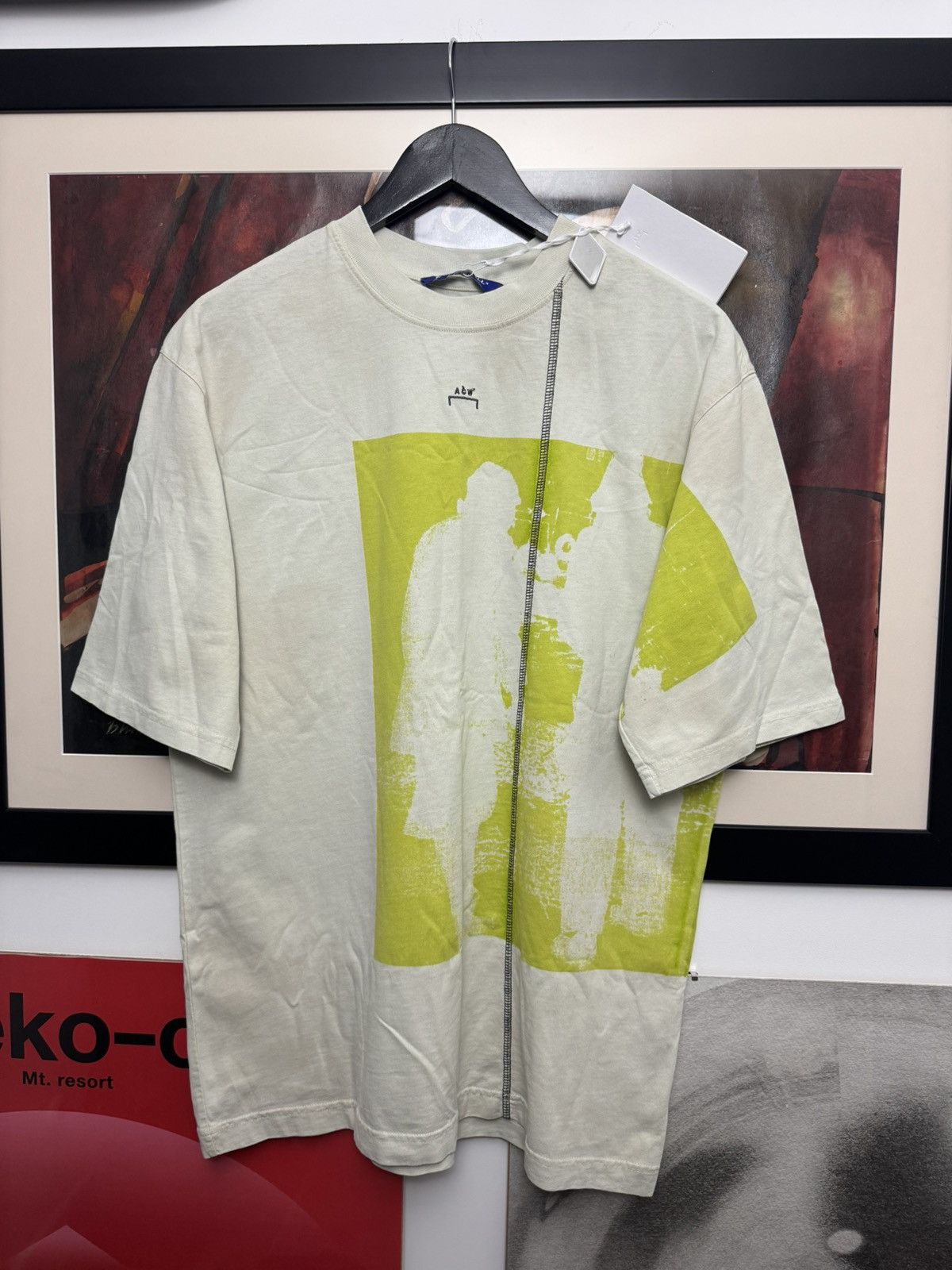 A-COLD-WALL* A-COLD-WALL* ACW Oversize Beige Tee Streetwear Rare Print Size US M / EU 48-50 / 2 - 1 Thumbnail