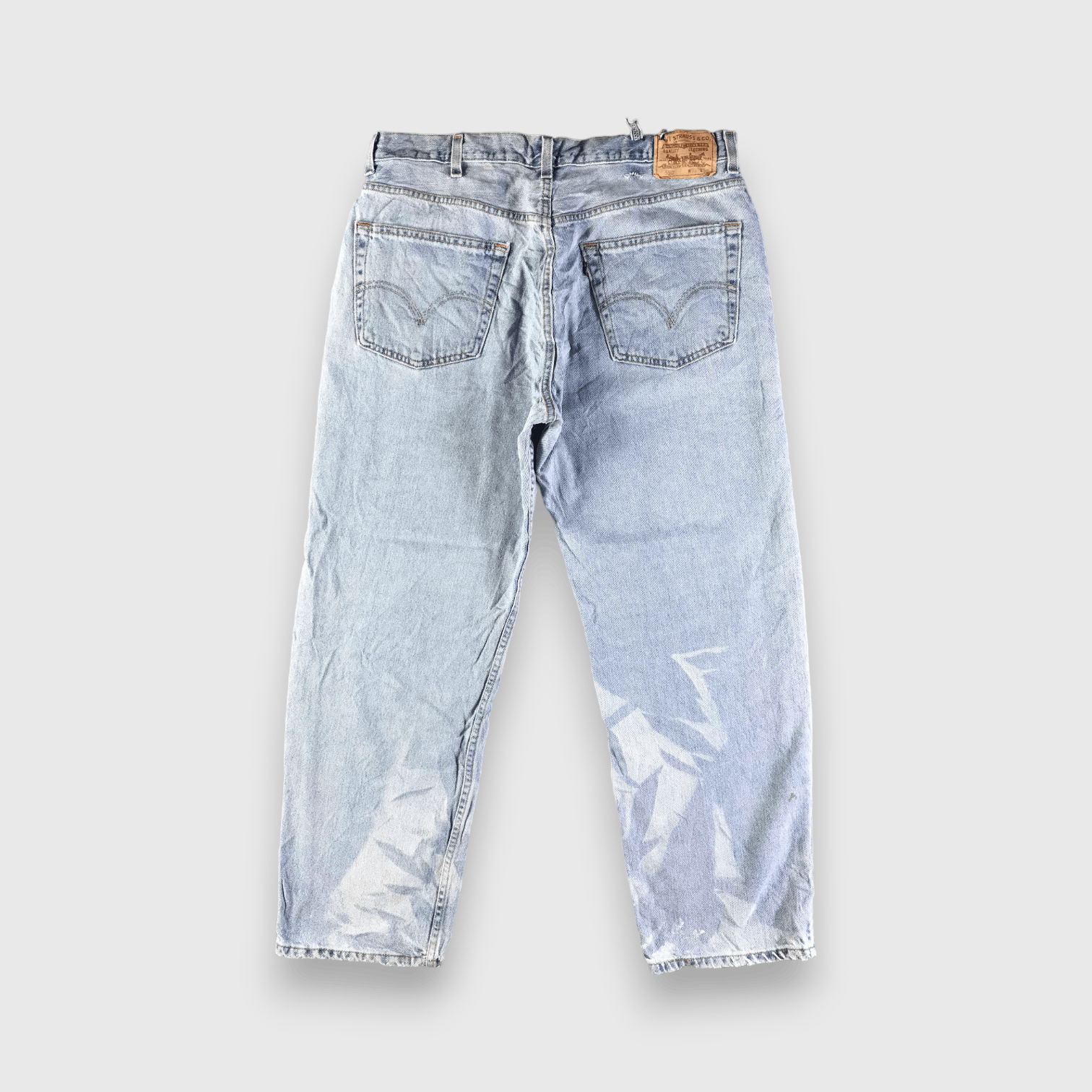 Levi's Vintage Blue Wash Levis 550 Jeans-J4231 Size US 37 - 2 Thumbnail