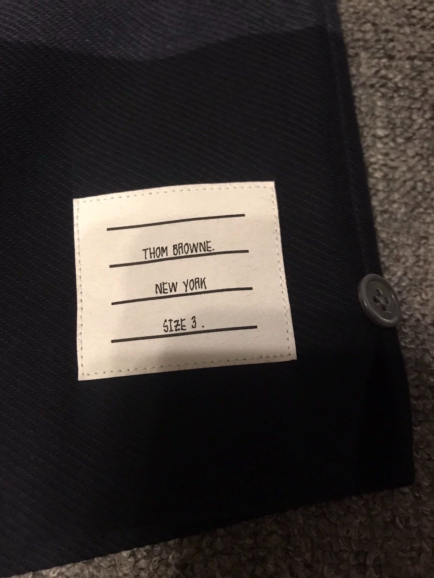 Thom Browne Thom Browne Deep Navy 4-Bar Stripe Short 3 Size US 34 / EU 50 - 3 Thumbnail