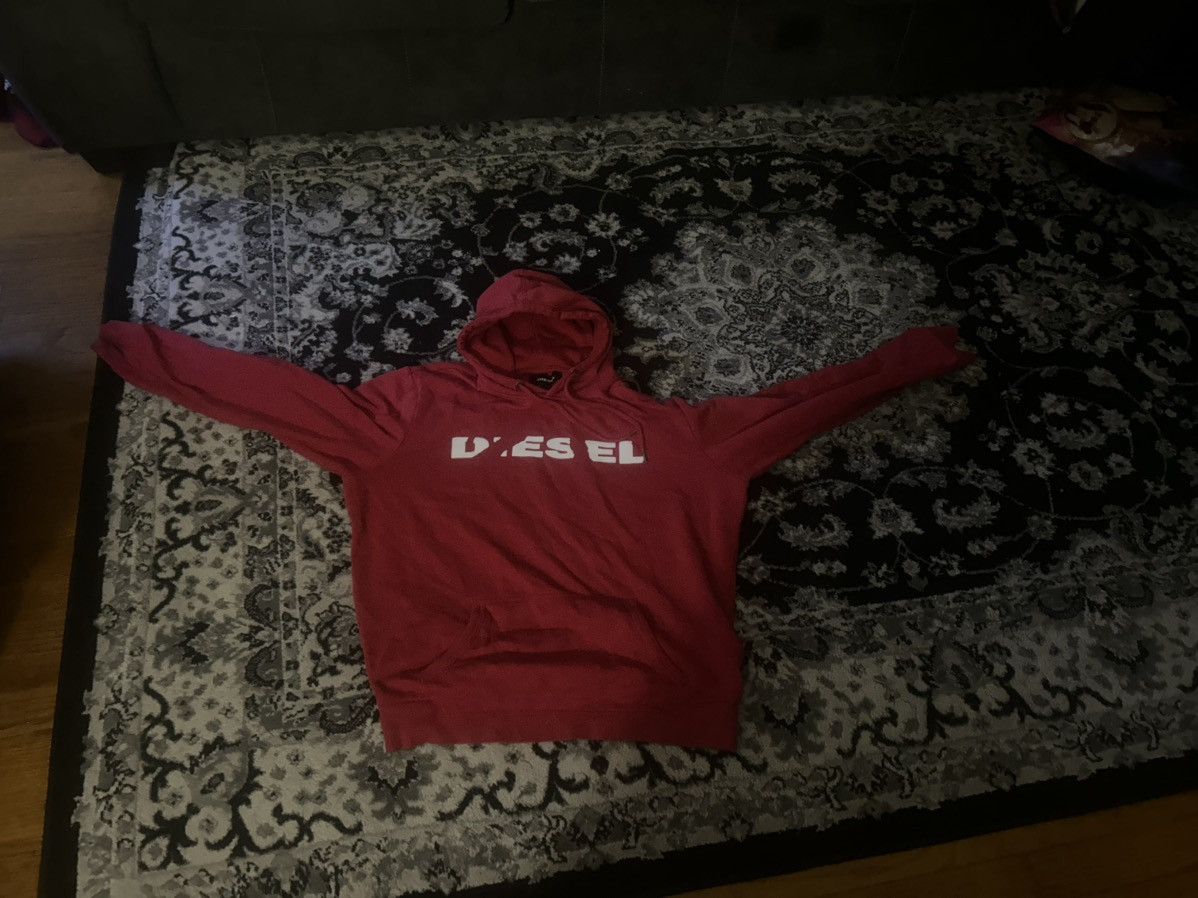 Diesel Red limited diesel hoodie Size US S / EU 44-46 / 1 - 1 Thumbnail