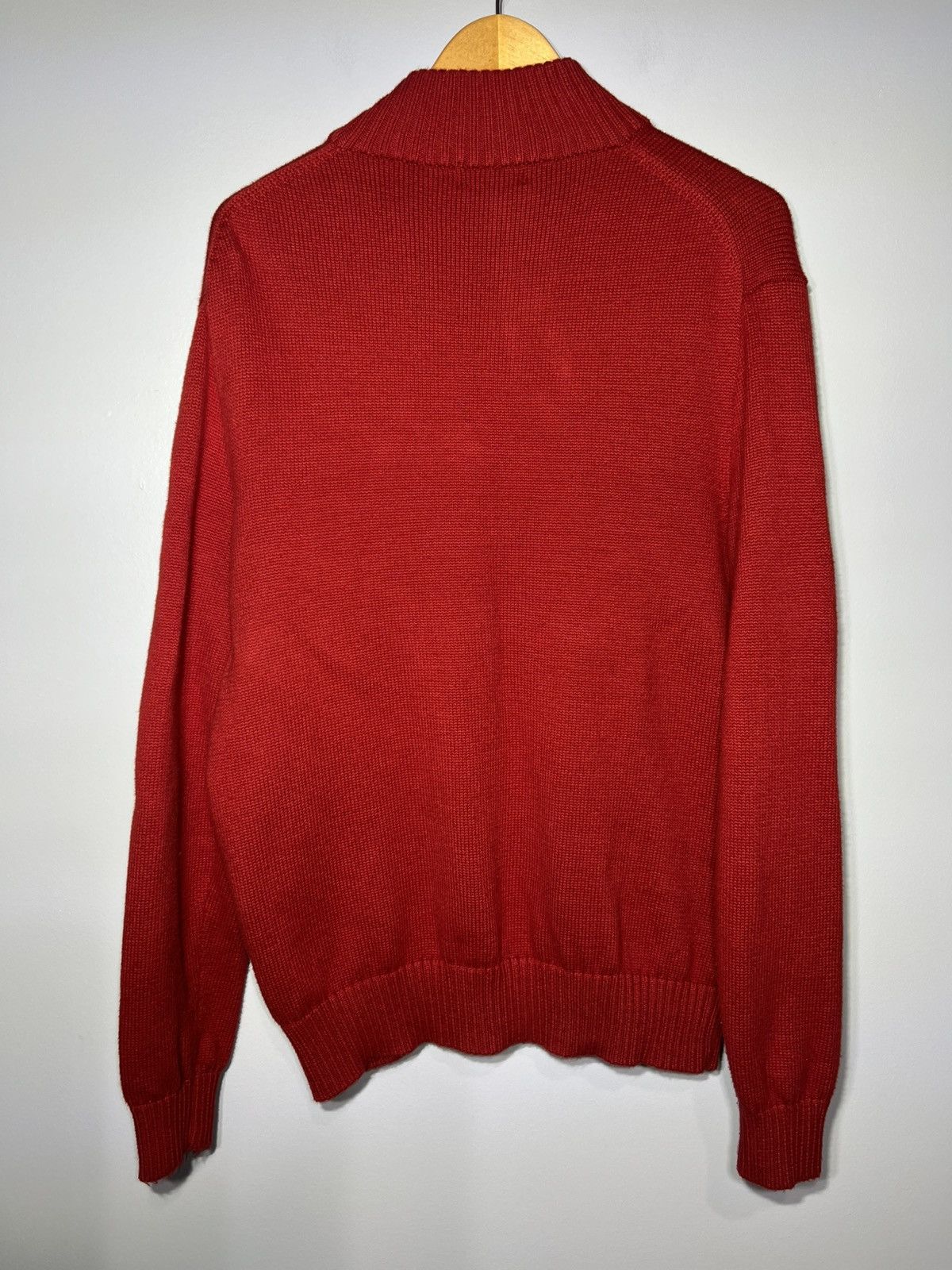 Polo Ralph Lauren Polo Ralph Lauren Men's Size Large Red Sweater 1/4 Zip Knit Size US L / EU 52-54 / 3 - 4 Thumbnail