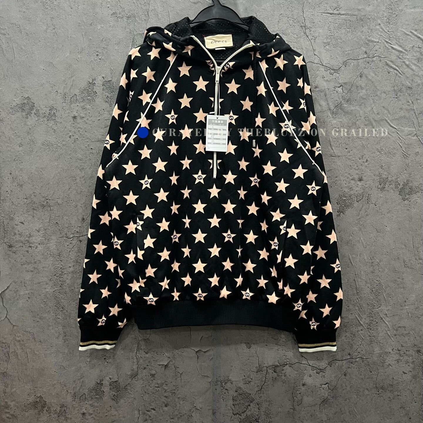 Gucci Gucci Half-Zip Star Print Hoodie Size S / US 4 / IT 40 - 1 Thumbnail