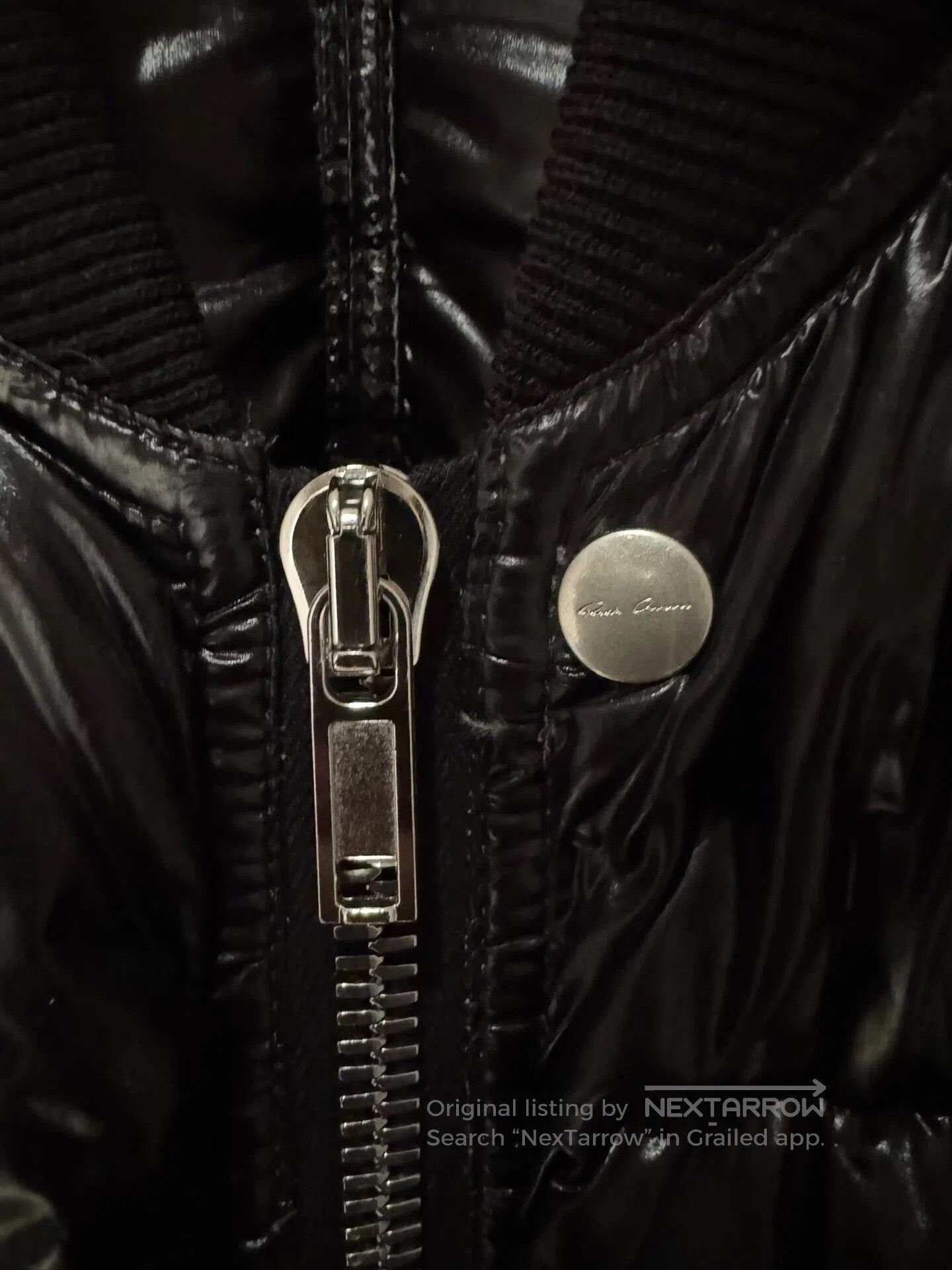 Rick Owens Rick Owens Glossy Long Sleeve Down Jacket. Size US M / EU 48-50 / 2 - 4 Thumbnail
