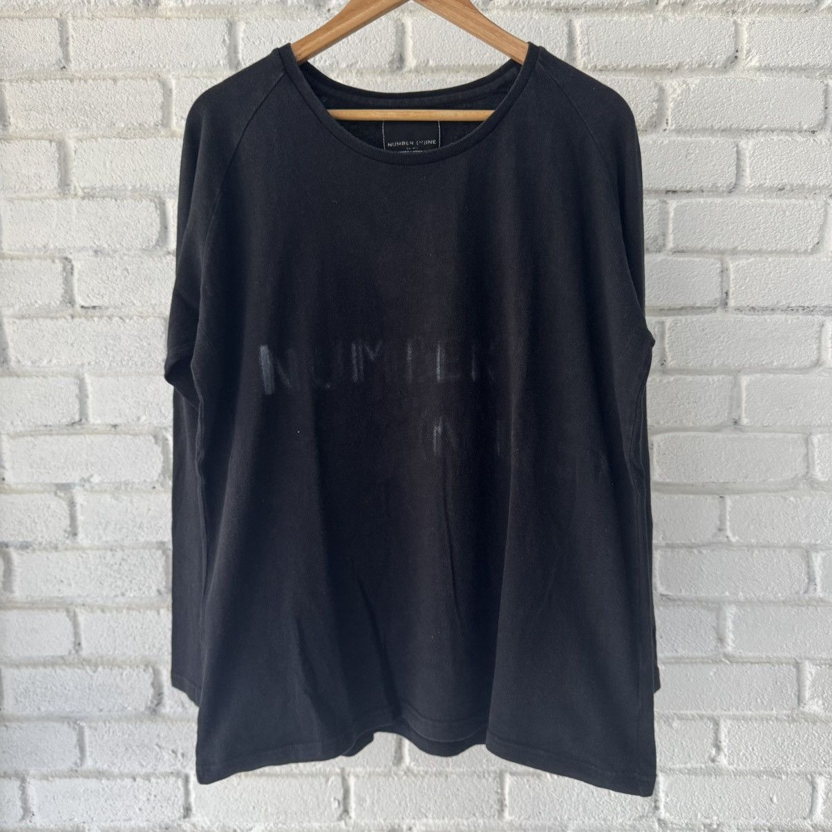 Number (N)ine Number ( N )ine Chalk Effect LS Tee Size US XL / EU 56 / 4 - 1 Thumbnail