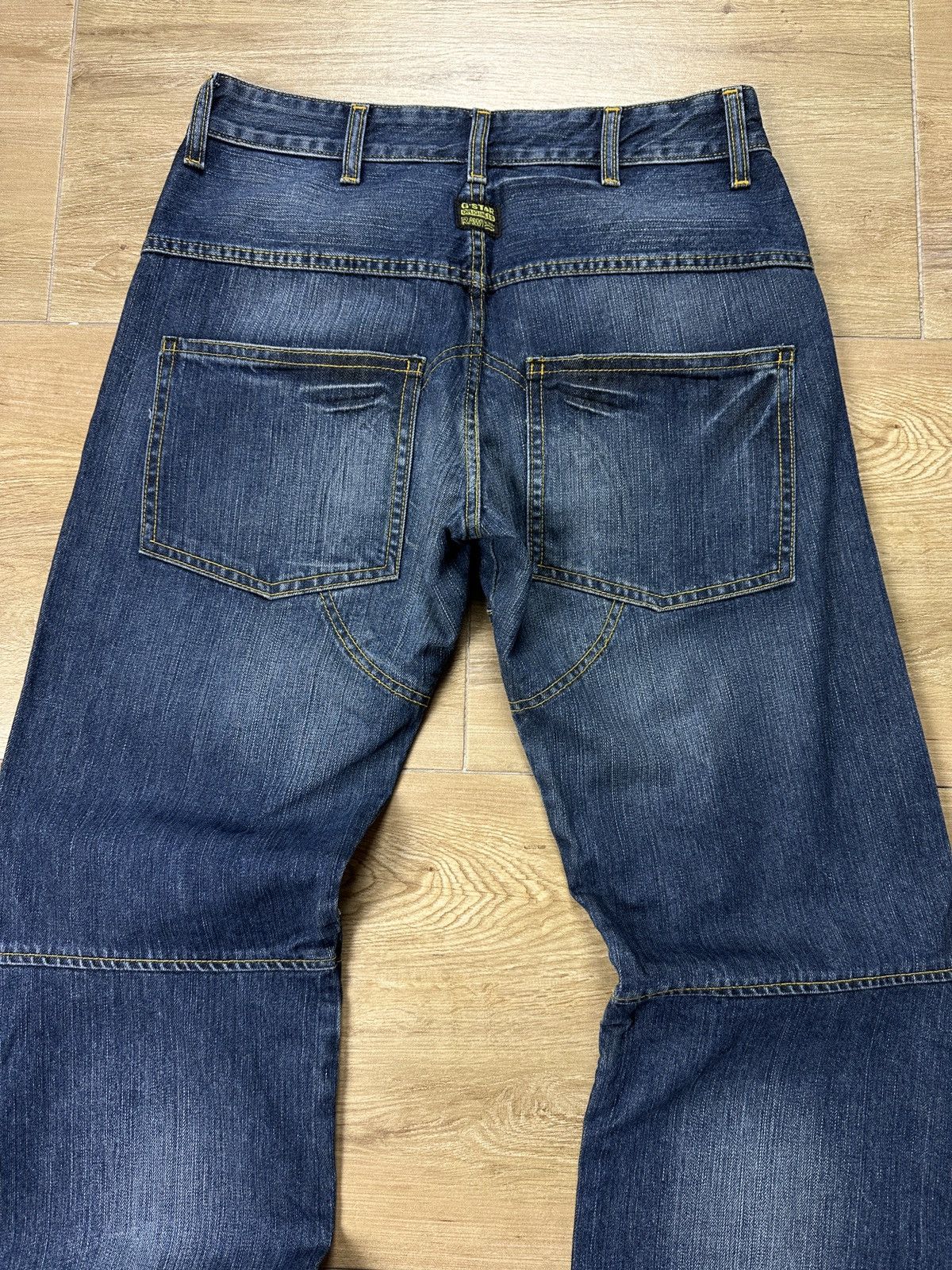G-Star × Vintage NEW!!! G-Star Raw Ruger Straight Denim Blue Jeans 31x34 Size US 31 - 11 Thumbnail