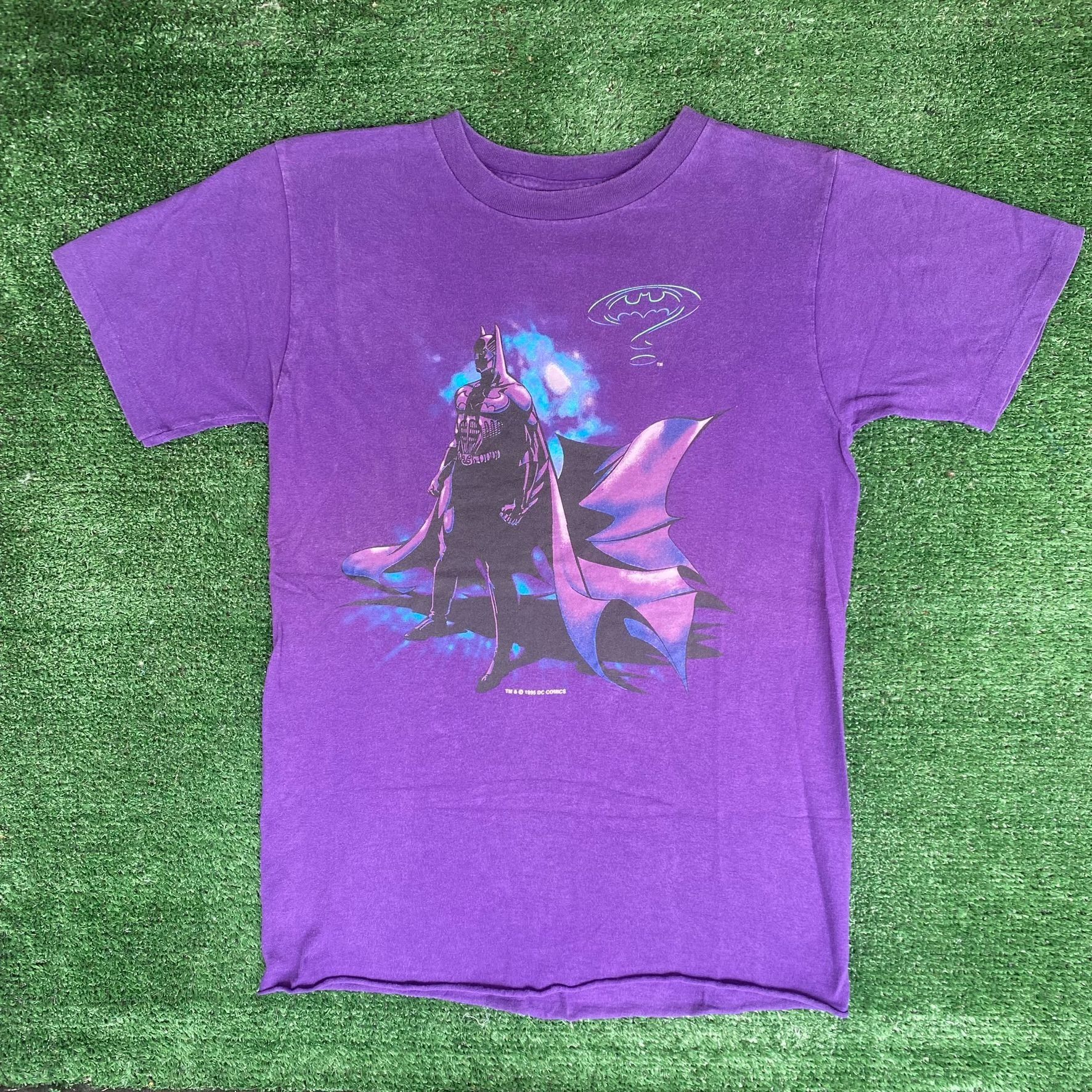 DC Comics Vintage 80s Batman Forever Shirt Single Stitch Comic Tee Size US S / EU 44-46 / 1 - 1 Thumbnail