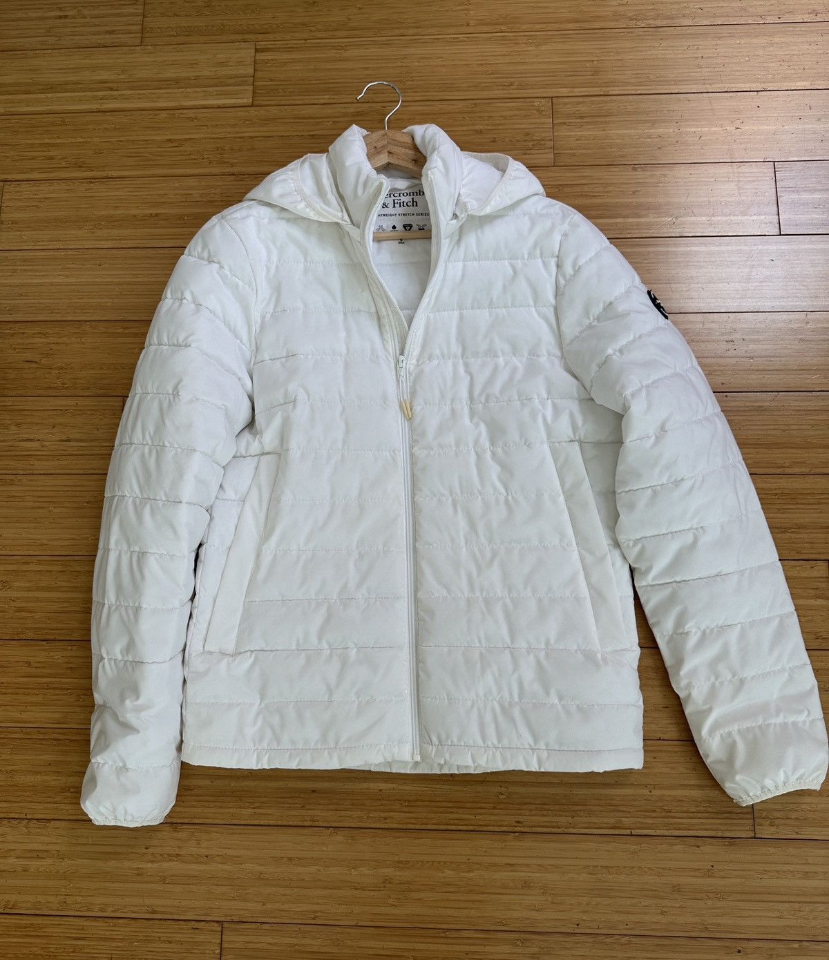 Abercrombie & Fitch Abercrombie&Fitch Mens White Jacket Size S Size US S / EU 44-46 / 1 - 1 Thumbnail