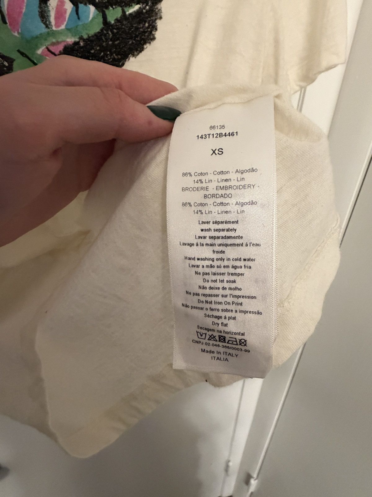 Dior Christian Dior Dinosaur Tee Size XS / US 0-2 / IT 36-38 - 4 Thumbnail