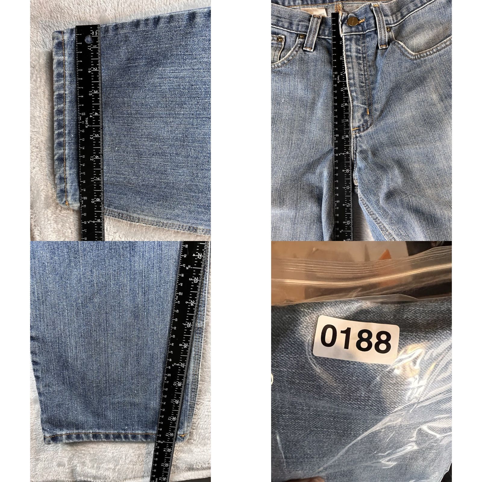 Carhartt Carhartt Jeans Mens 32x32 Relaxed Fit Straight Blue Distressed 5-Pocket Denim Workwear USA Logo/Mexico Made Jeans Size US 32 / EU 48 - 8 Thumbnail