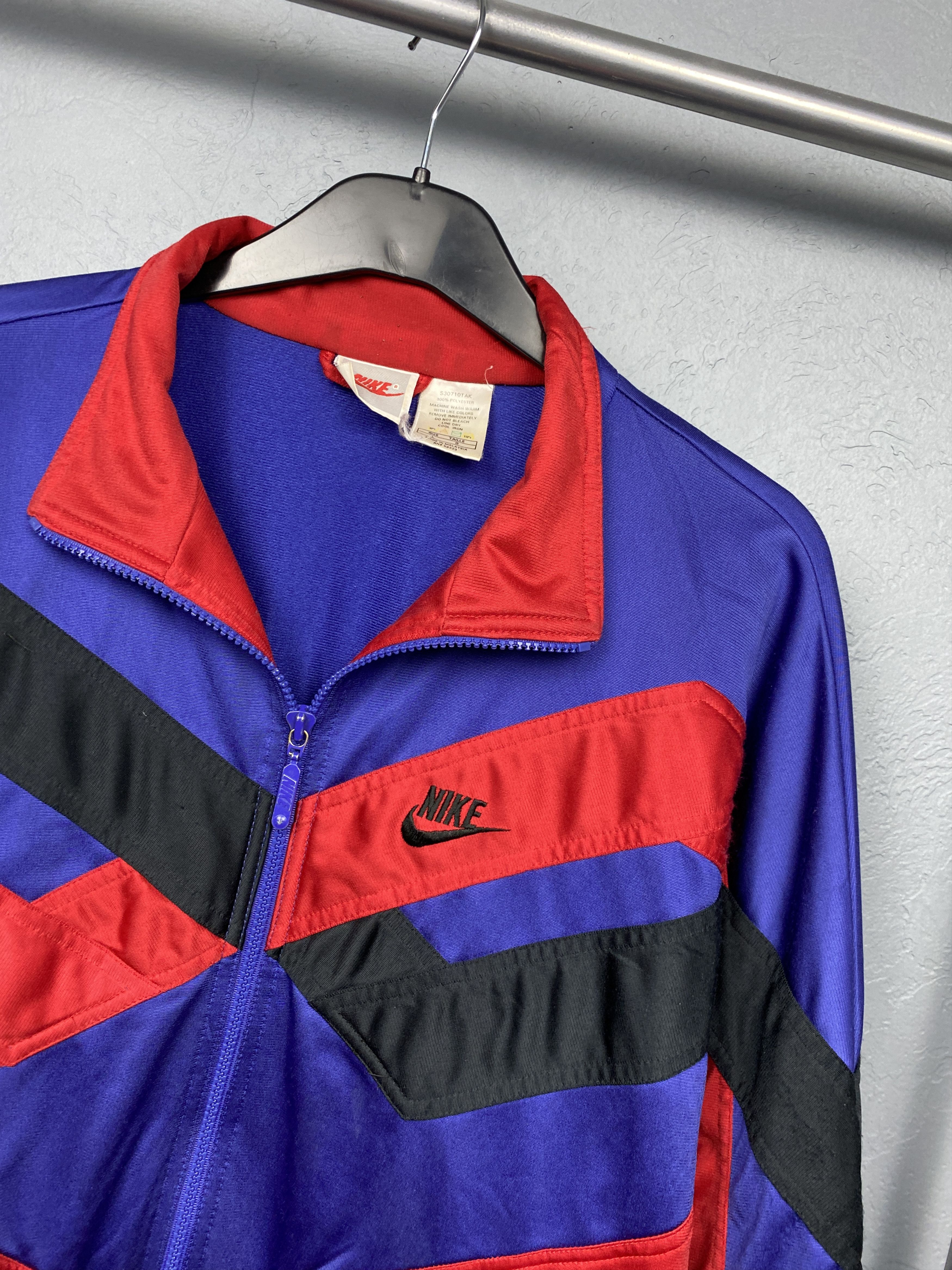 Nike × Vintage Nike 90s Vintage Mens Track Top Jacket Size US L / EU 52-54 / 3 - 2 Thumbnail