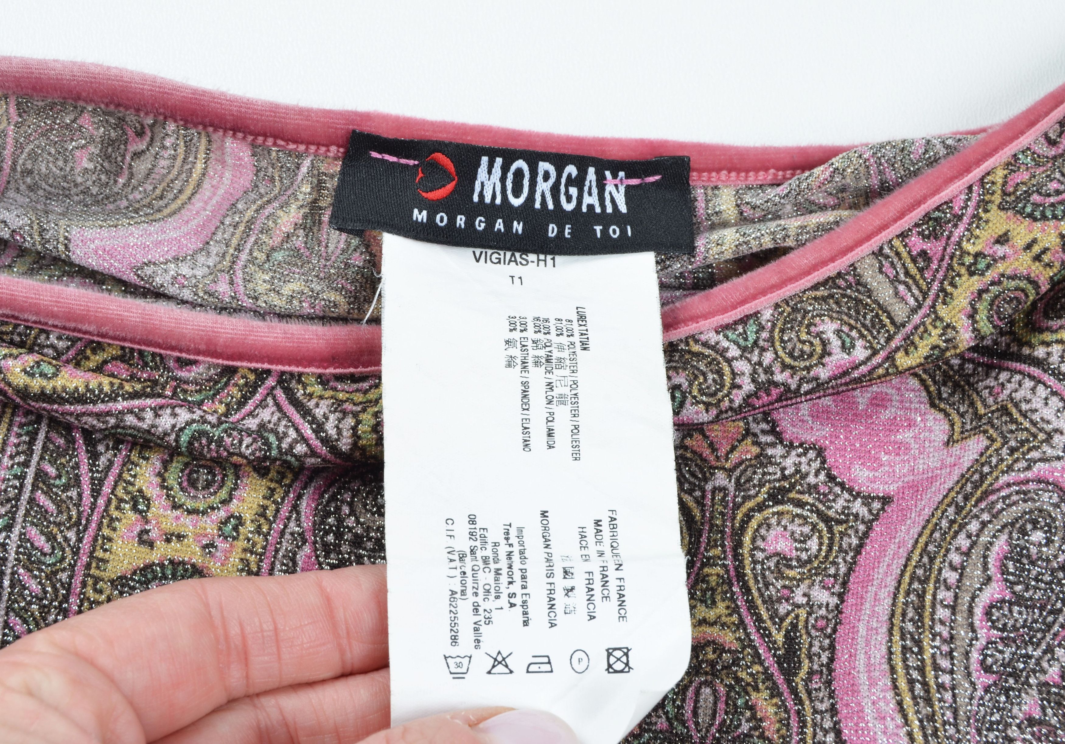 Morgan De Toi Vintage Morgan de Toi Y2K Mesh Sparkle Midi Skirt Size 22" - 8 Thumbnail