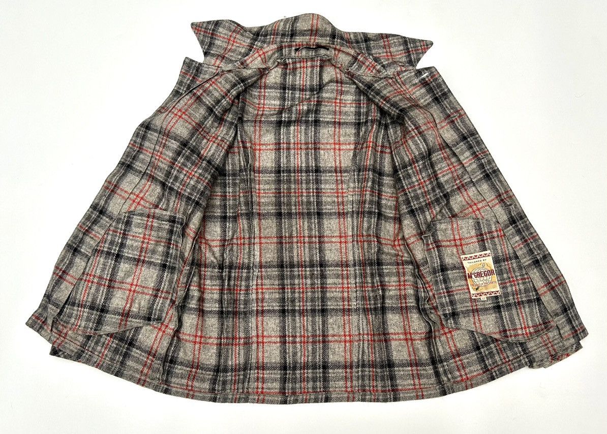 McGregor × Vintage Vintage 70’s McGregor Sportswear Plaid Flannel Jacket Size US M / EU 48-50 / 2 - 5 Thumbnail