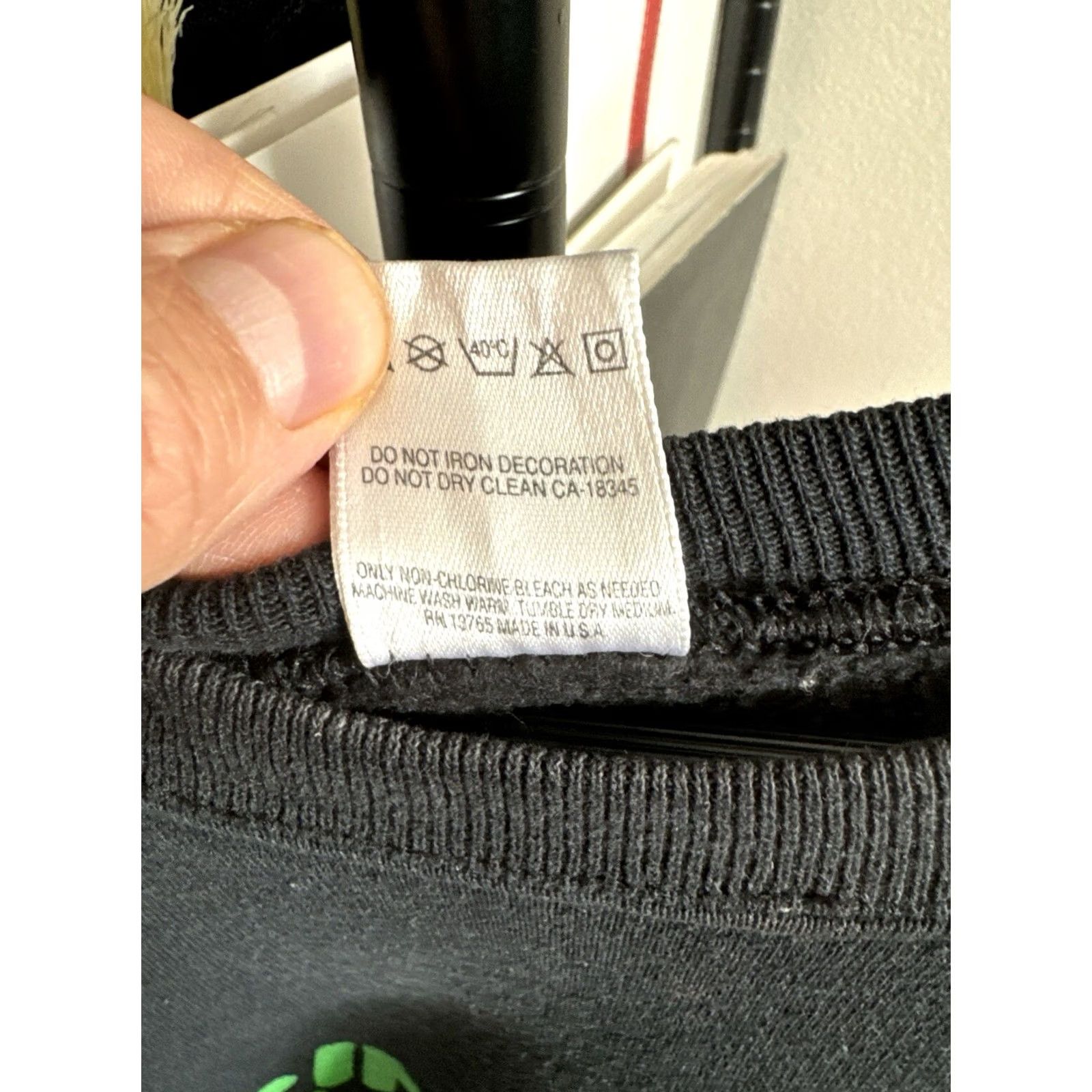 Fruit Of The Loom VINTAGE Fruit Of The Loom Sweatshirt USA Made King Lab 90s Black XL Mens Size US XL / EU 56 / 4 - 8 Thumbnail
