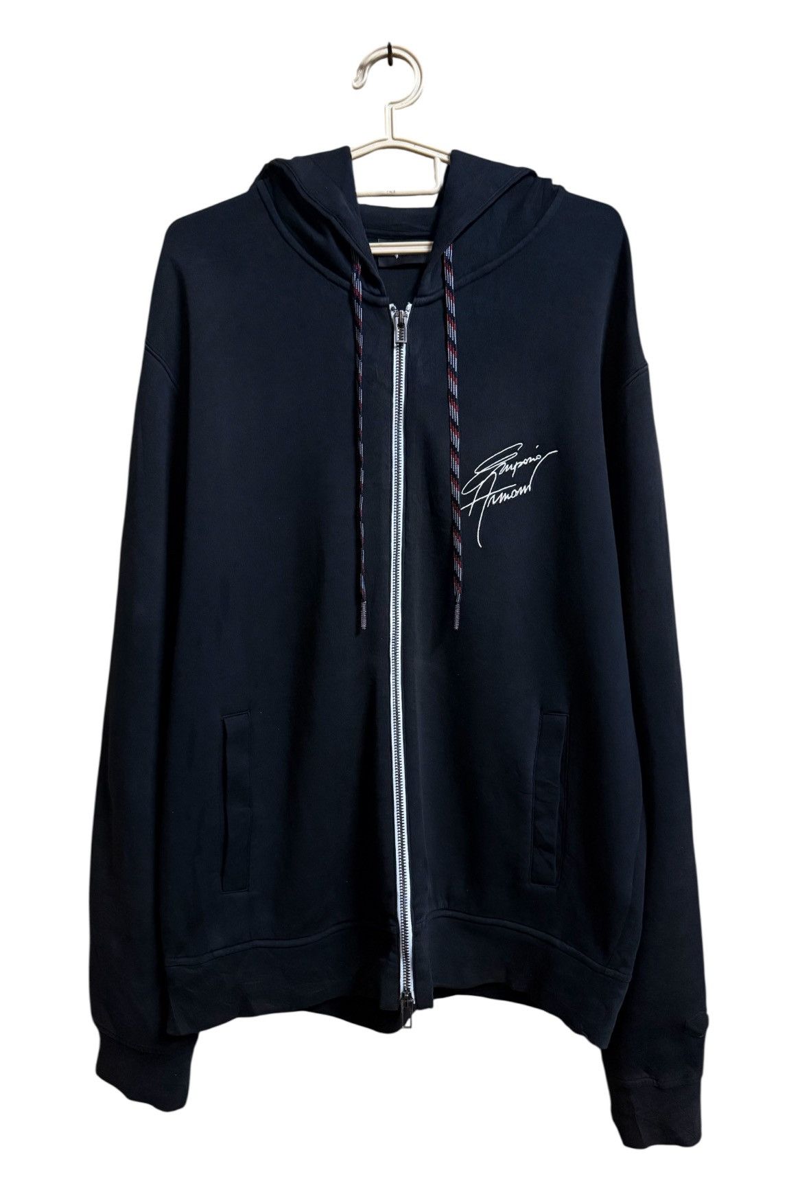 Emporio Armani Hoodie Signature Embroidery Logo