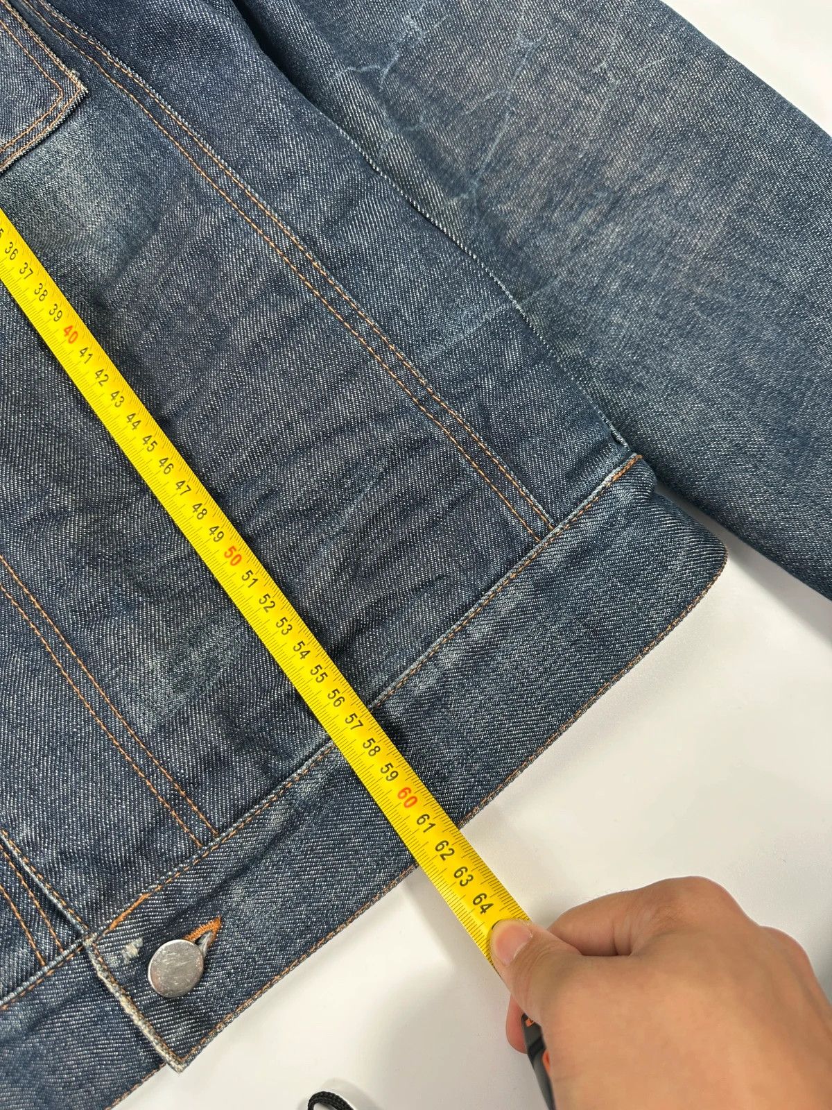 Prada Prada Milano FW2005 Indigo Blue Nylon Lining Denim Jacket Size US M / EU 48-50 / 2 - 13 Thumbnail