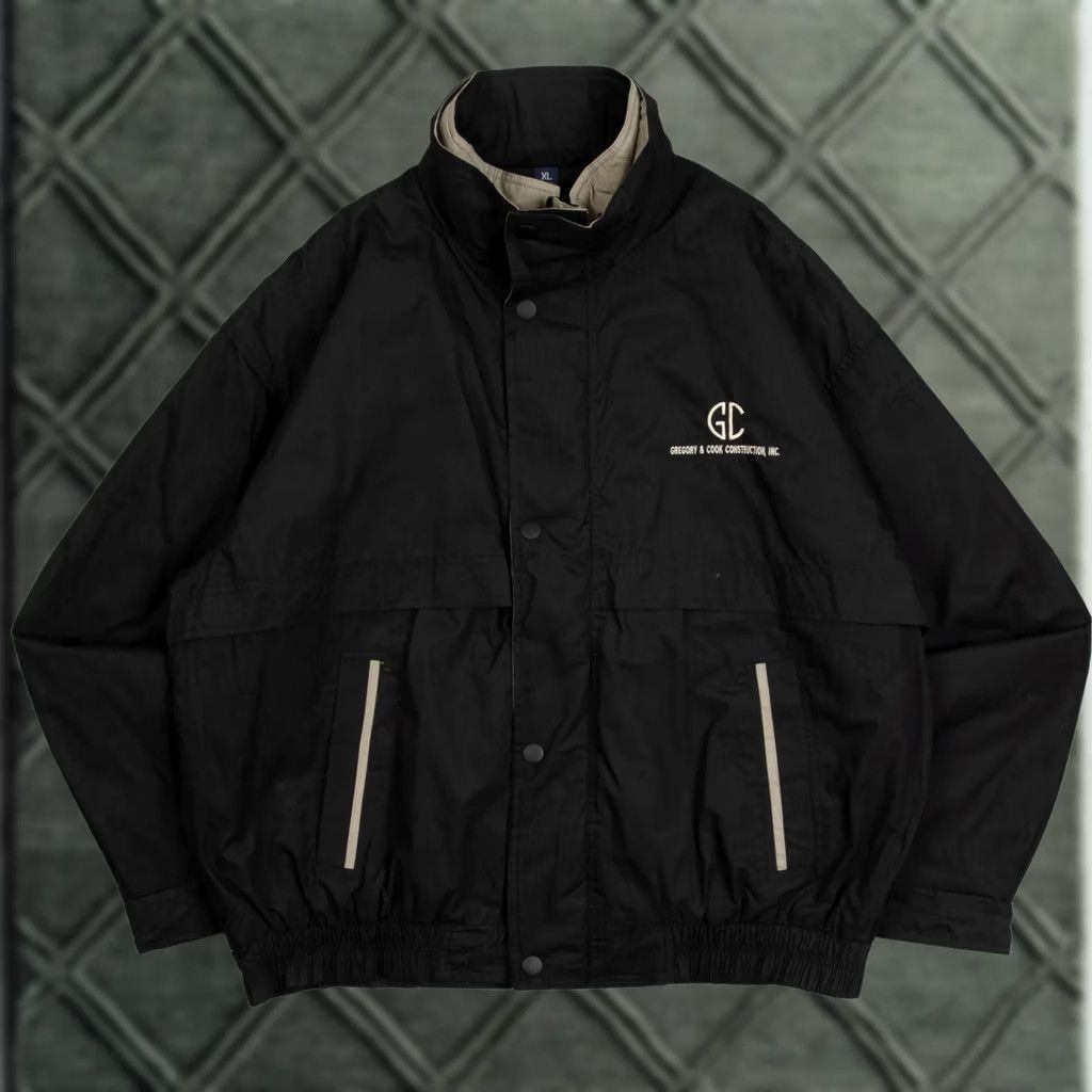 X-LARGE VINTAGE Men’s 1990s Unbranded GC Padded Bomber Jacket X-Large Black Size US XL / EU 56 / 4 - 1 Thumbnail