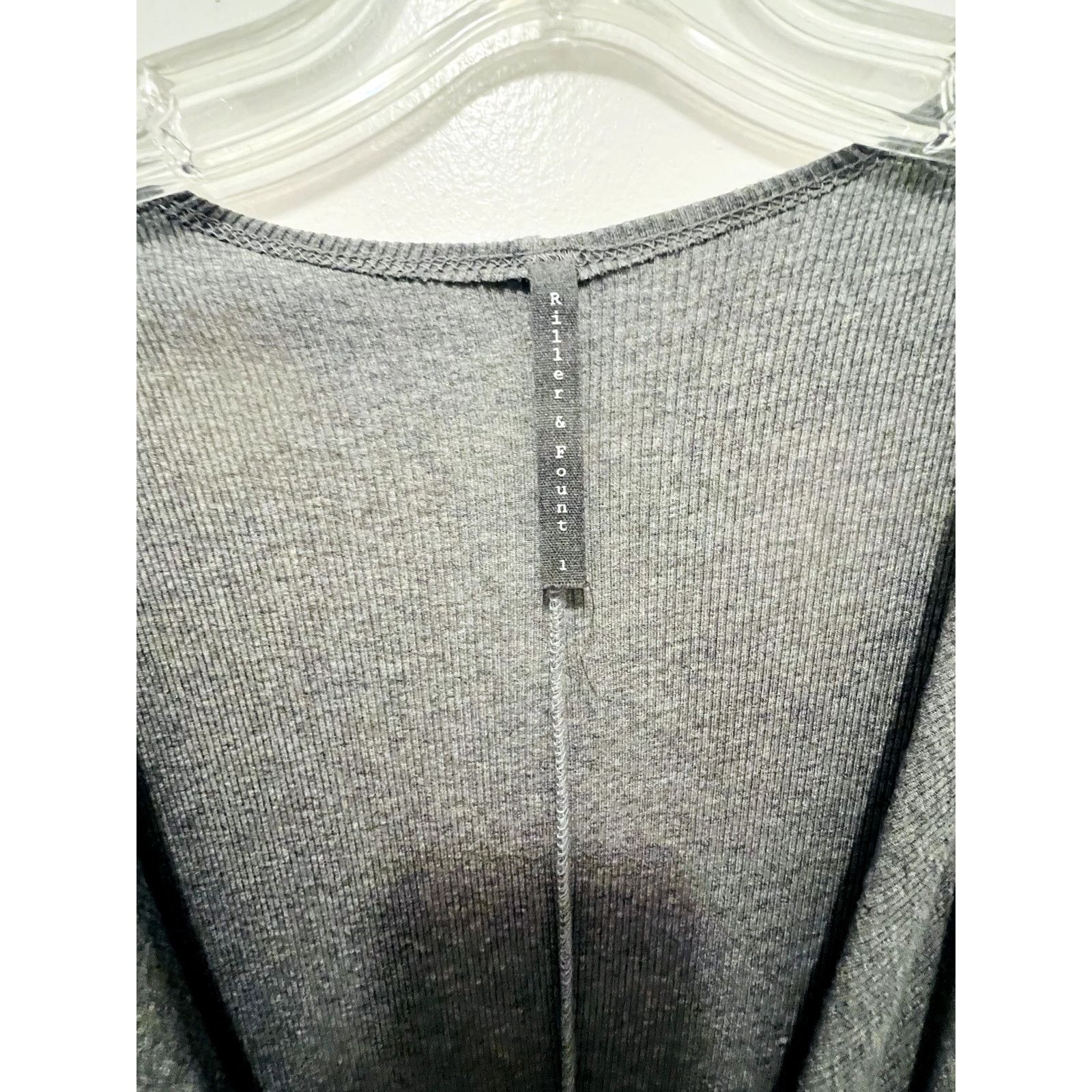 Anthropologie Riller & Fount Anthropologie twisted gray dress Sz 1 S Size S / US 4 / IT 40 - 5 Thumbnail