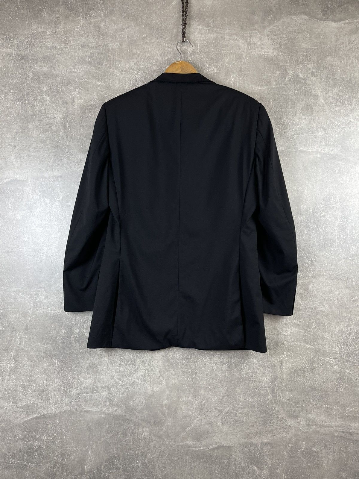 Gucci Gucci Wool Black Luxury 3 Button Blazer Tom Ford Era Size 46R - 8 Thumbnail