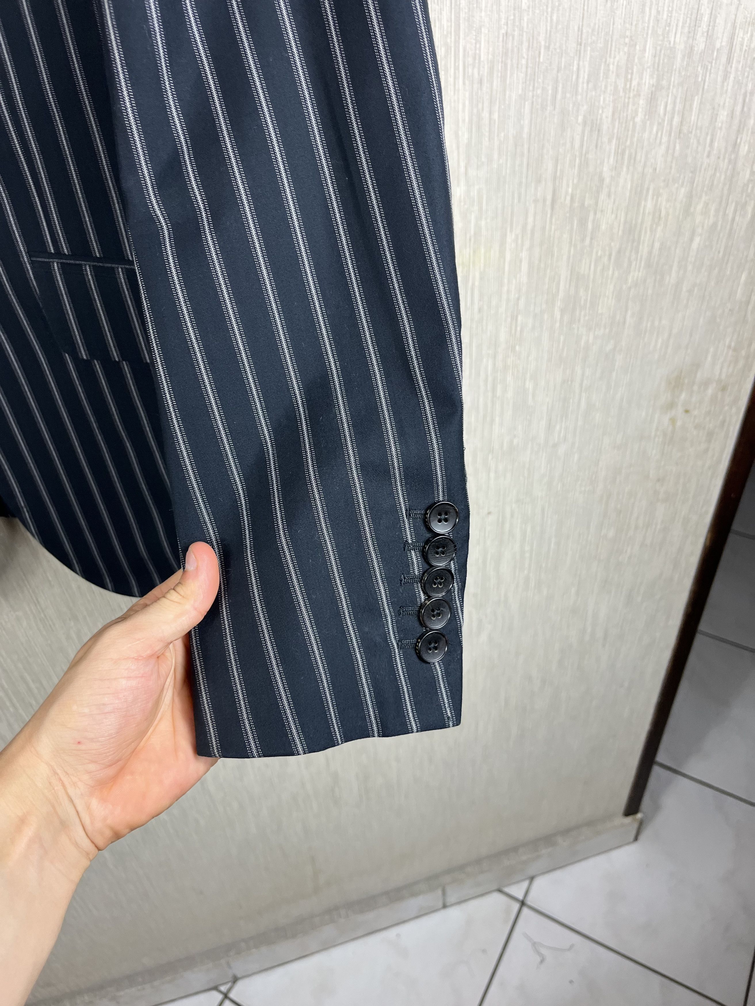 Gucci × Tom Ford Gucci Tom Ford vintage archive striped suit blazer+pants Size 36R - 12 Thumbnail