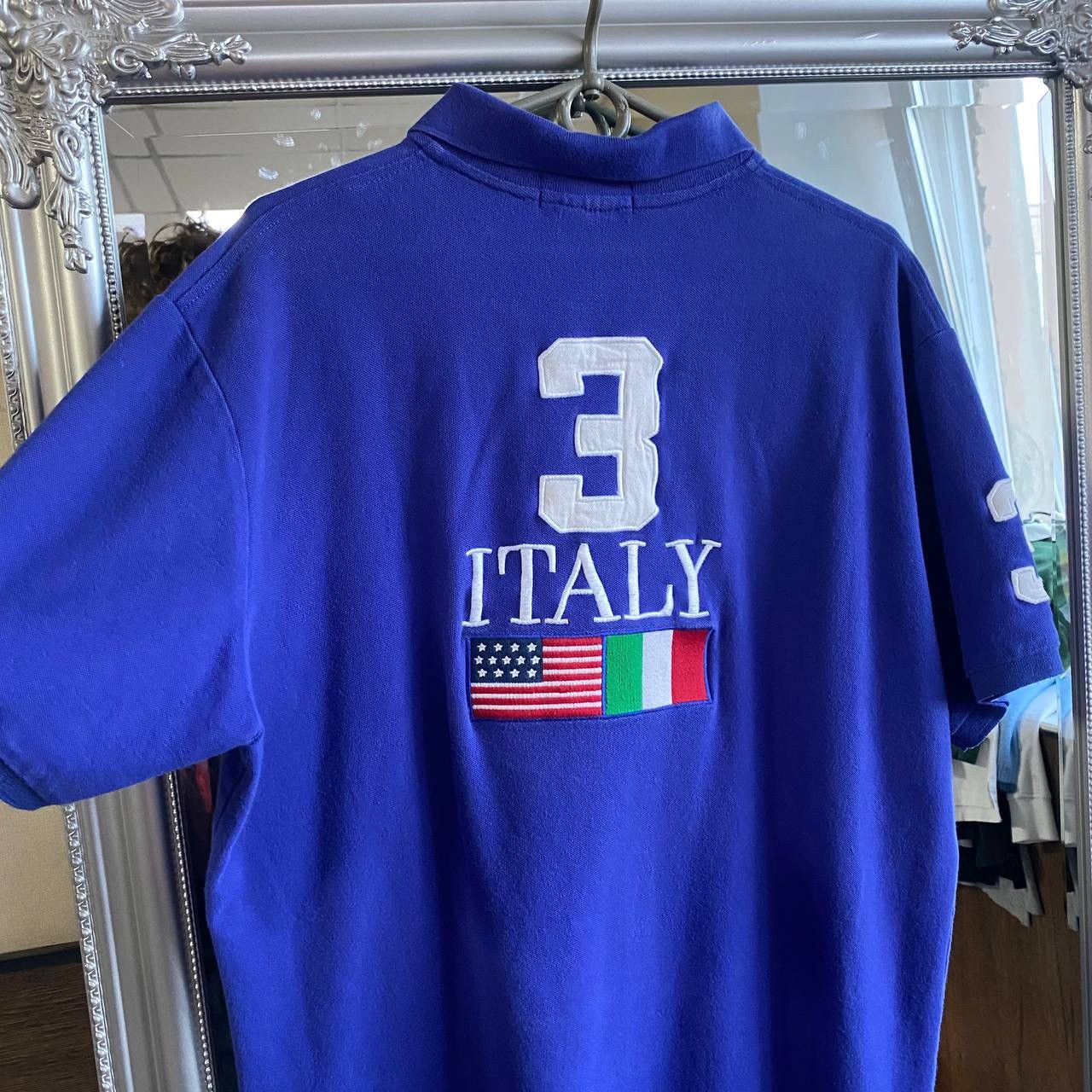 Polo Ralph Lauren Vintage Polo Ralph Lauren Italy T-shirt Size US L / EU 52-54 / 3 - 2 Thumbnail