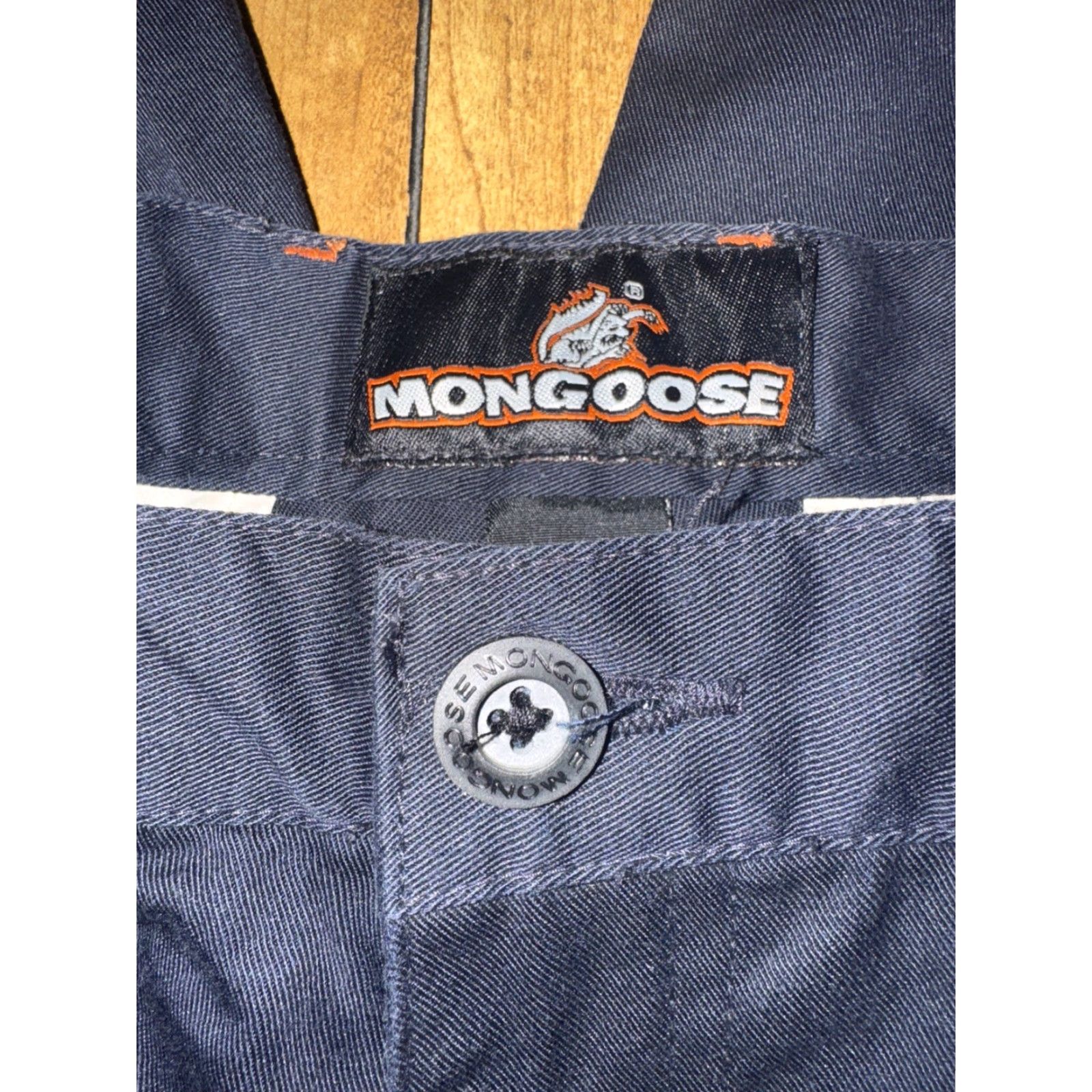 Vintage VINTAGE Mongoose BMX Chino Pants 32x27 Blue Y2K Streetwear Rare Size US 32 / EU 48 - 5 Thumbnail