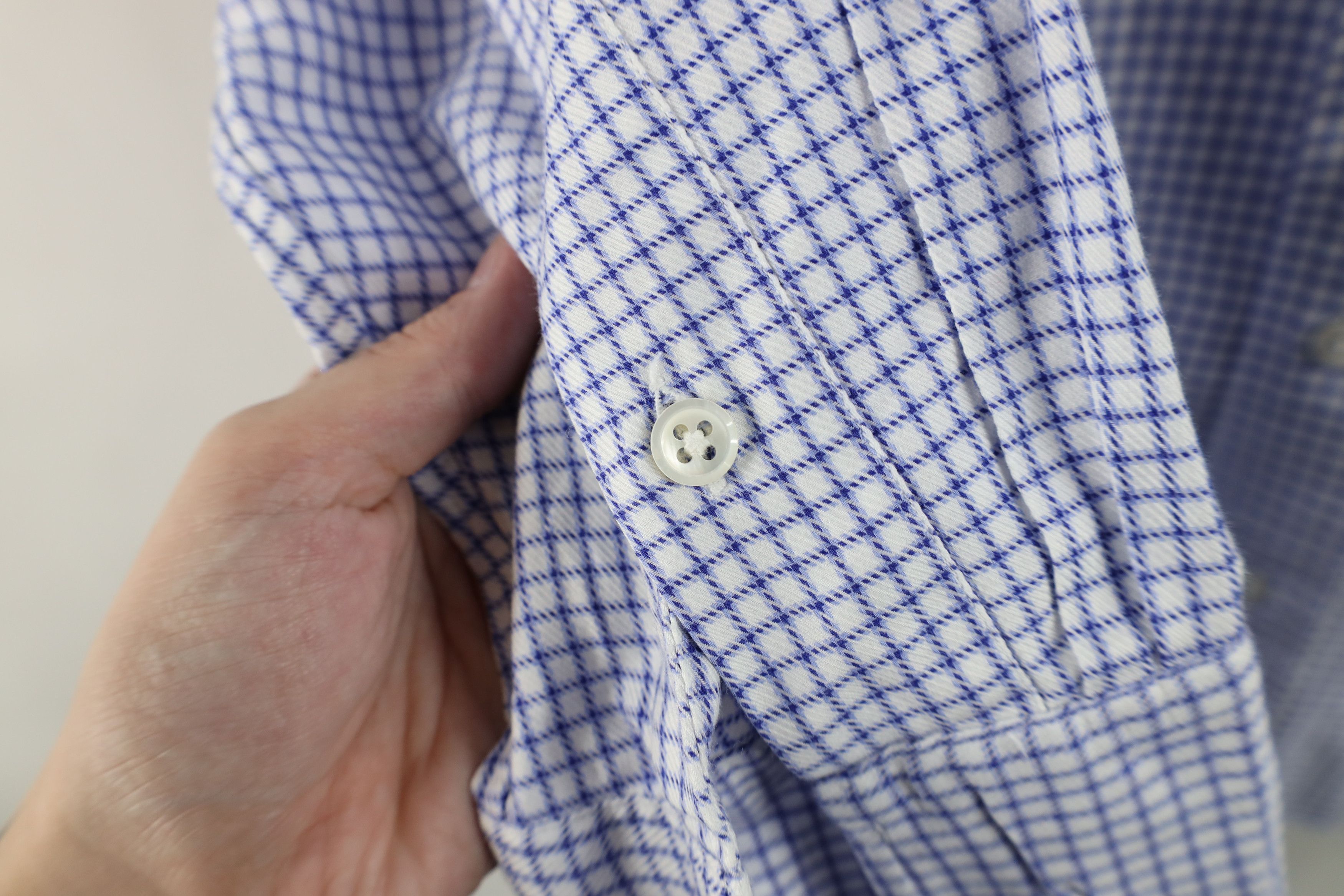 Vintage Vintage 90s Burberrys Burberry French Cuff Button Shirt USA Size US M / EU 48-50 / 2 - 6 Thumbnail