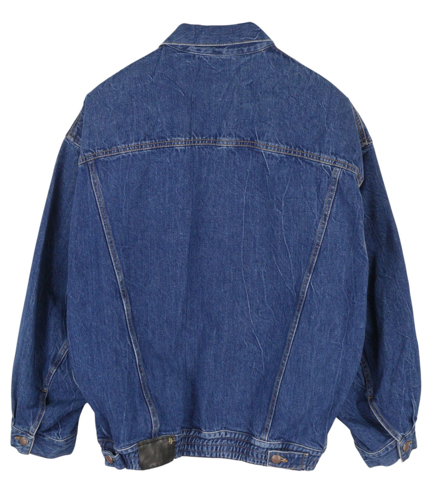 R13 CINCHED WAIST DENIM TRUCKER M Kelly Tex Blue 86161 Size M / US 6-8 / IT 42-44 - 2 Thumbnail