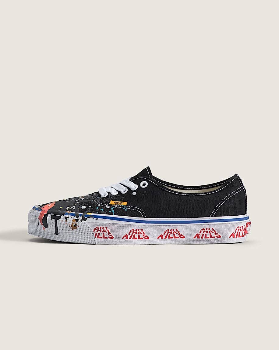 Gallery Dept. × Vans Vans Authentic Reissue 44 Gallery Dept. Art That Kills Black Size US 13 / EU 46 - 2 Thumbnail