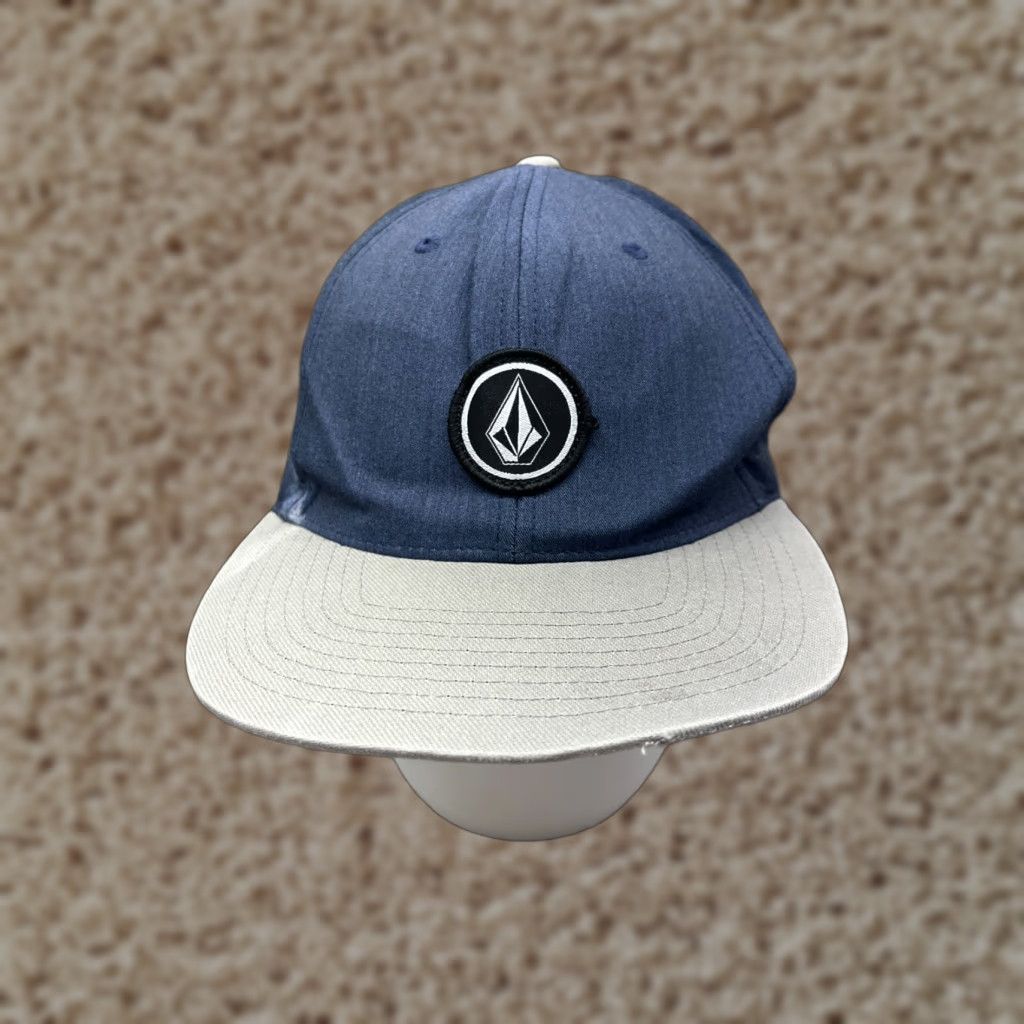 Volcom Volcom Hat Snapback Adult One Size Blue Cotton Polyester Twill Adjustable Beach Sports Men Mens Cap Size ONE SIZE - 1 Thumbnail