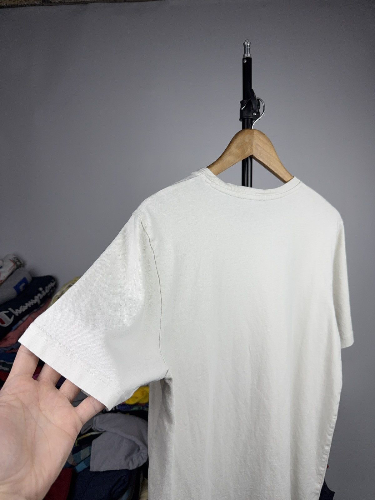 Diesel Luxury Diesel DSL Logo Patch White Tee Vintage Style Size US L / EU 52-54 / 3 - 11 Thumbnail