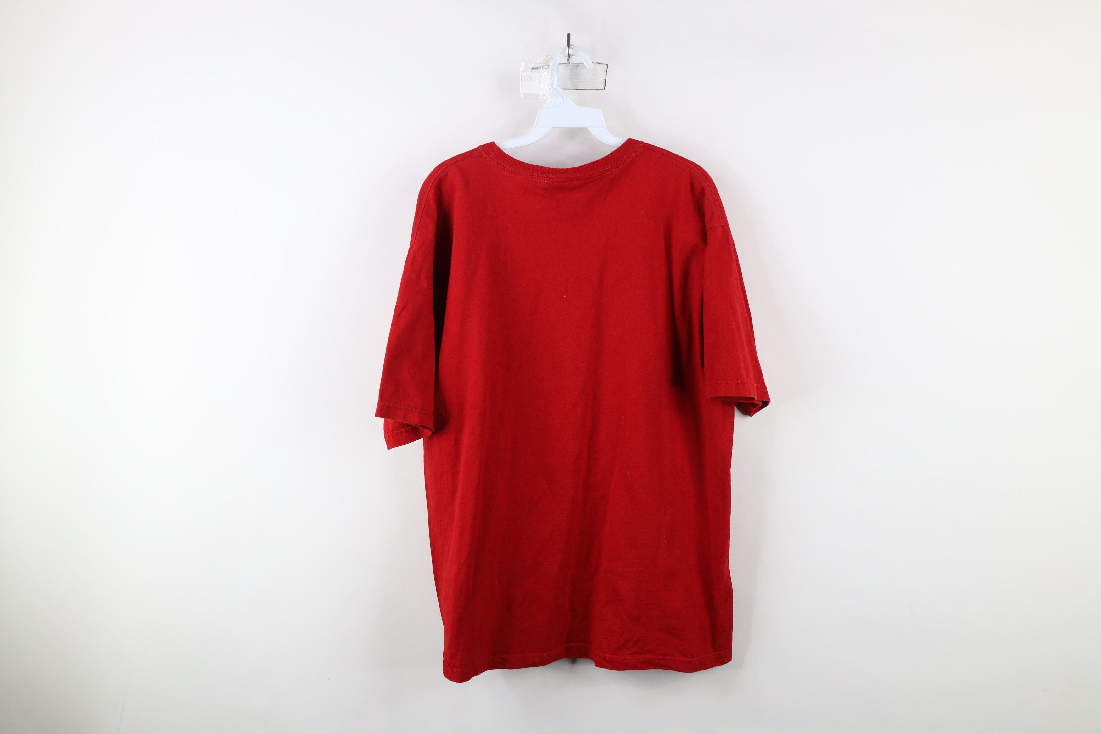 Tommy Hilfiger × Vintage Vintage 90s Tommy Hilfiger Short Sleeve T-Shirt Red USA Size US L / EU 52-54 / 3 - 6 Thumbnail