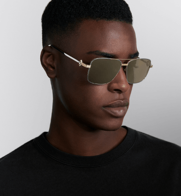 Dior o1w1db10625 Size : OS / CD Diamond S9U Sunglasses in Gold Size ONE SIZE - 5 Thumbnail