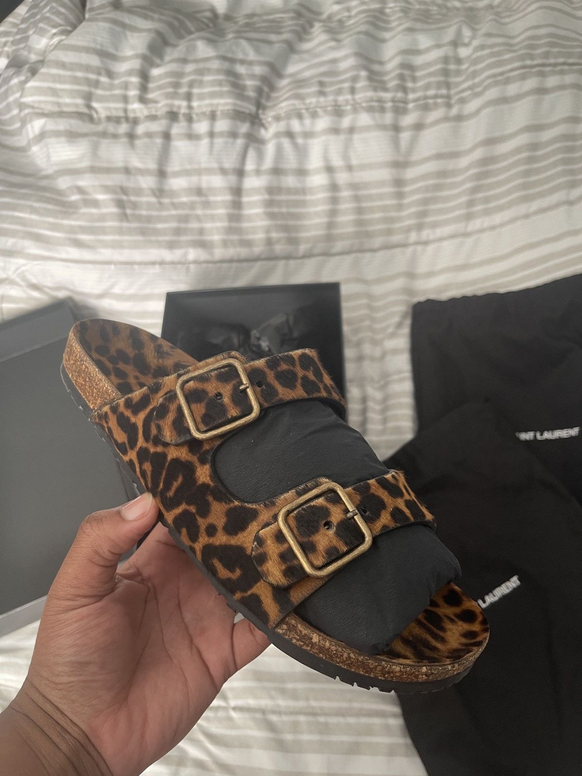 Saint Laurent Paris Saint Laurent sandals Size US 10.5 / EU 43-44 - 2 Thumbnail