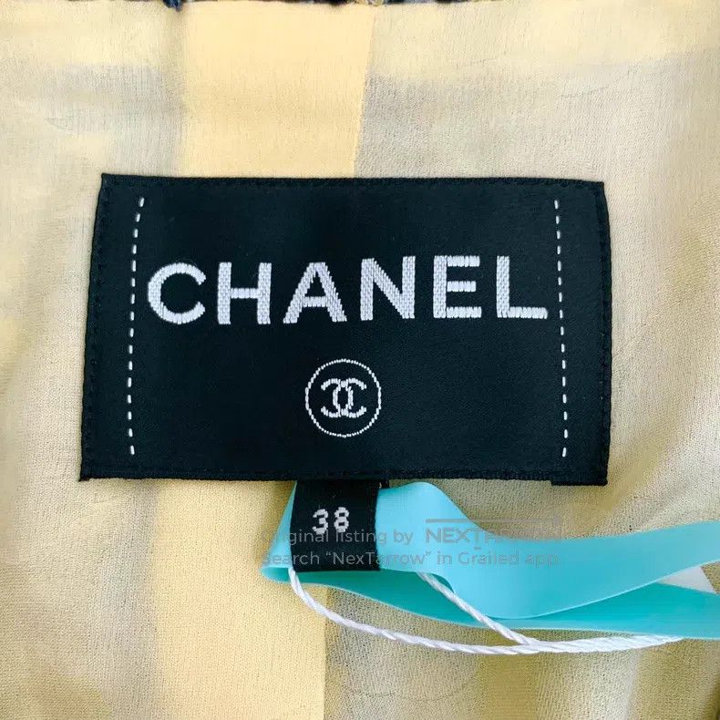 Chanel Chanel 22P colour-blocked lapel double-breasted long-sleev Size XS / US 0-2 / IT 36-38 - 5 Thumbnail