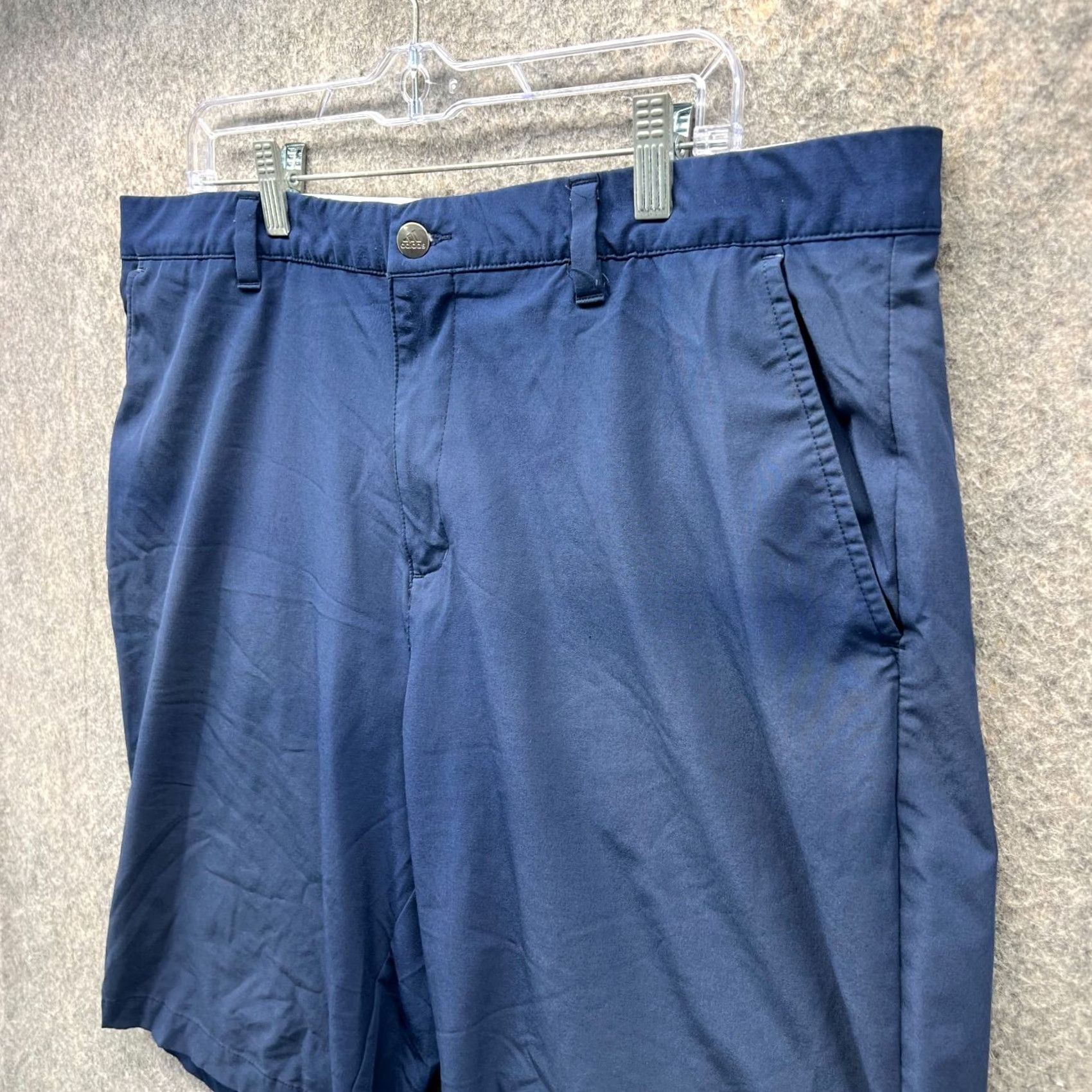 Adidas Adidas 365 Shorts Mens 38 Adult Blue Chino Flat Athletic Golfer Golf Trefoil Shirt Size US 38 / EU 54 - 7 Thumbnail