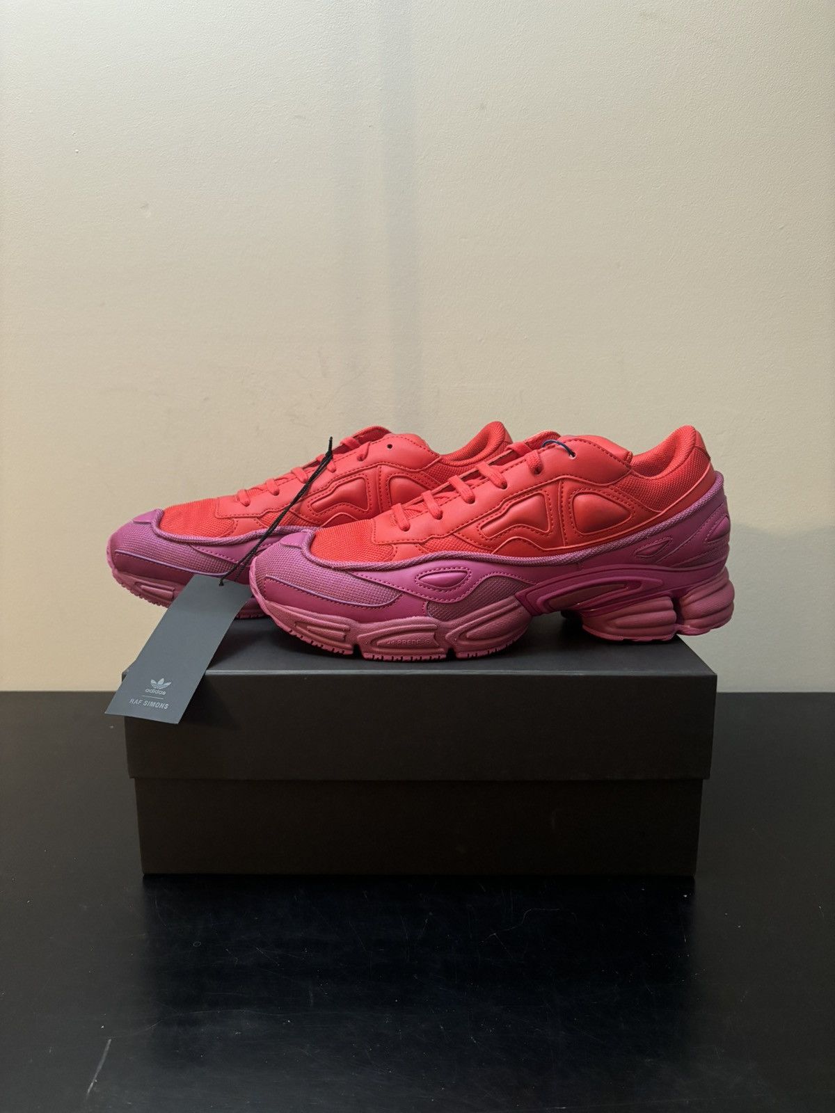 Adidas × Raf Simons adidas Raf Simons Ozweego Glory Collegiate Red Purple Size US 9.5 / EU 42-43 - 1 Thumbnail