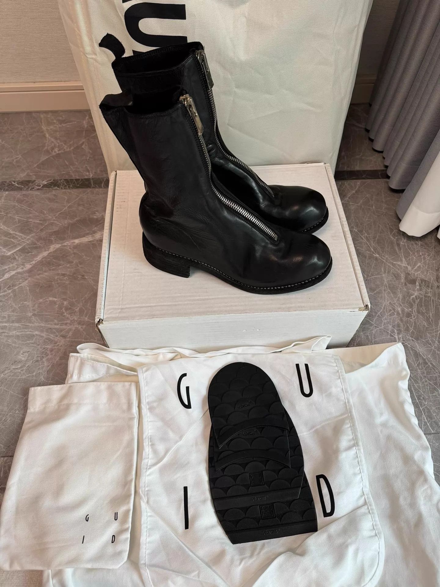 Guidi Guidi PL2 Black 37 Horse Leather Size US 6.5 / IT 36.5 - 8 Thumbnail