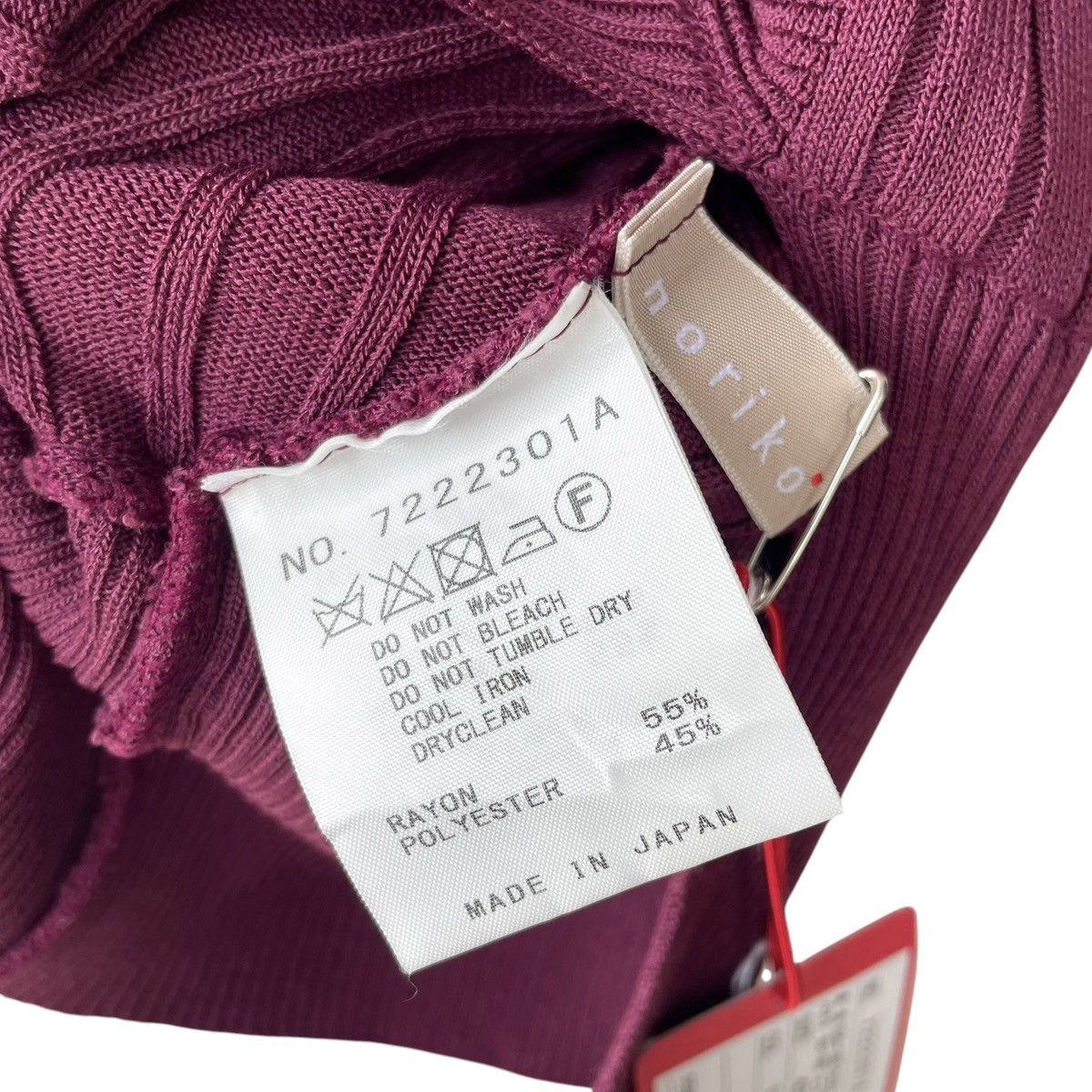 Japanese Brand Noriko Araki BNWT Japanese Designer Wide Collar WMN Top Size L / US 10 / IT 46 - 11 Thumbnail