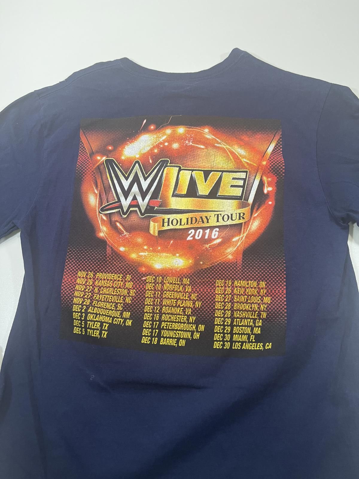 WWE WWE Live Holiday Tour 2016 Men's Long Sleeve Shirt Size US M / EU 48-50 / 2 - 7 Thumbnail