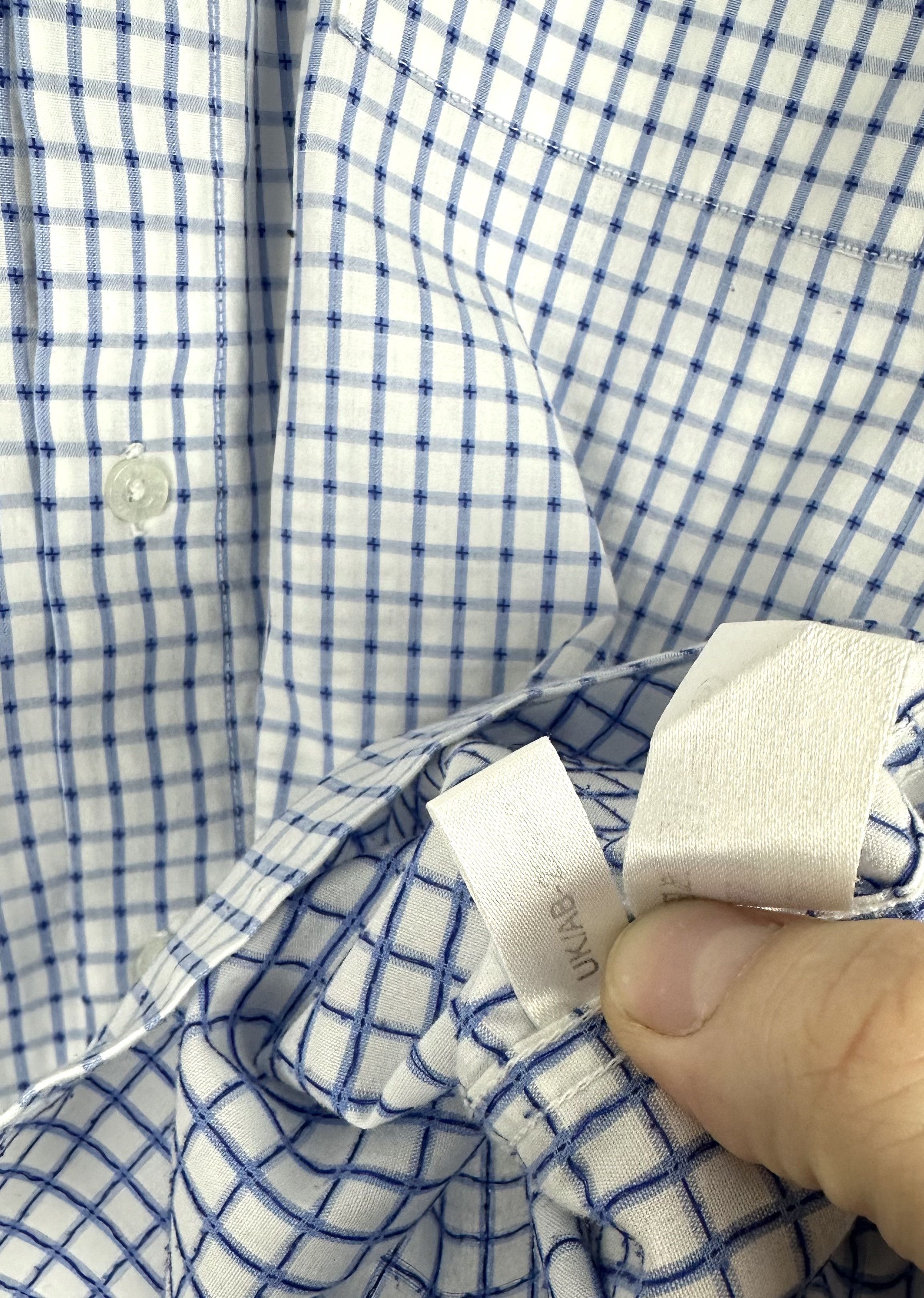 Yves Saint Laurent Yves Saint Laurent men's short-sleeved checked shirt S Size US S / EU 44-46 / 1 - 6 Thumbnail