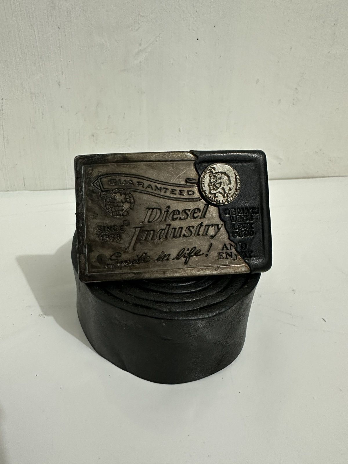 Diesel × Genuine Leather Diesel Leather Belt Size ONE SIZE - 1 Thumbnail